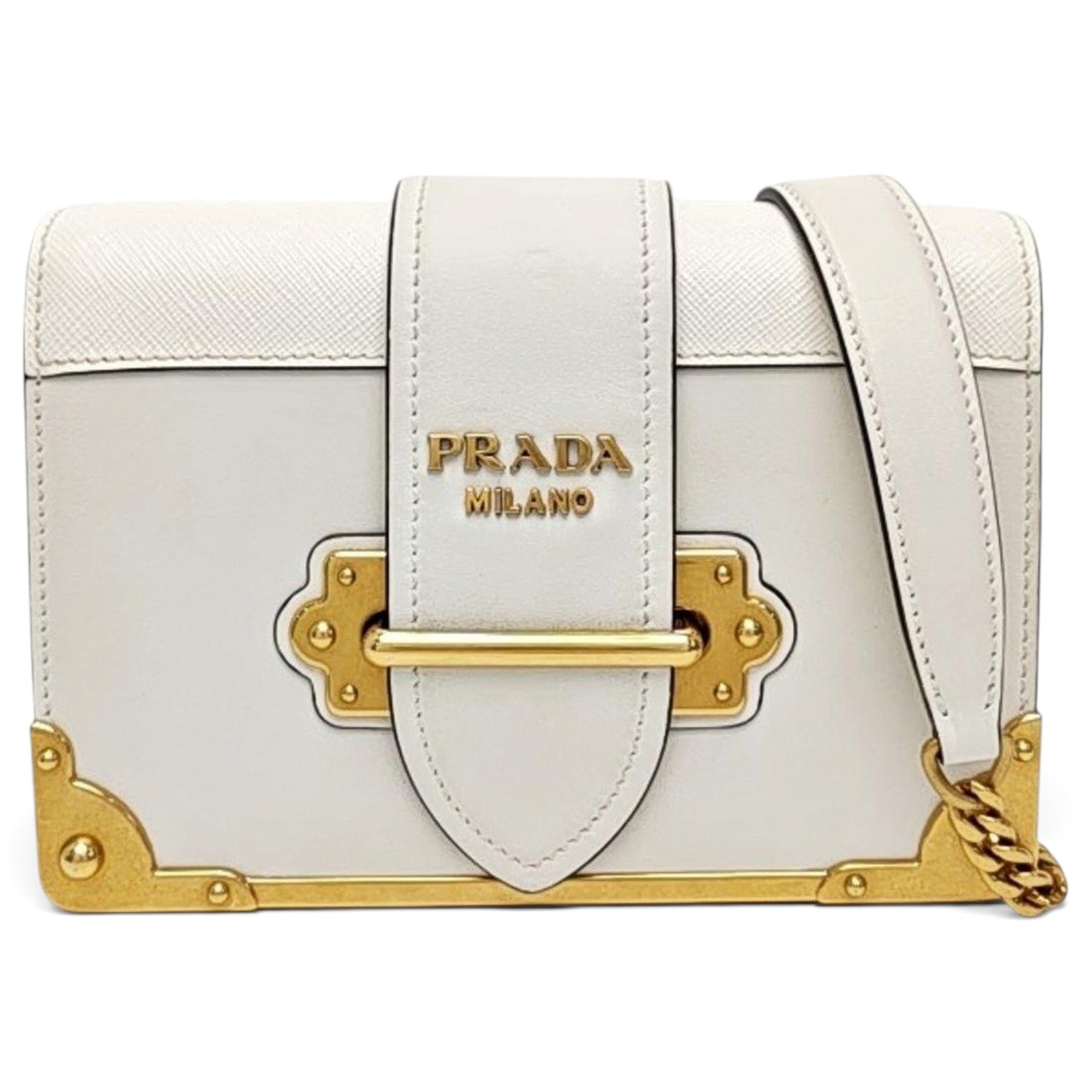 Cahier leather handbag