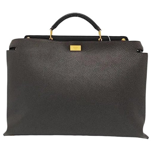 Peekaboo leather handbag