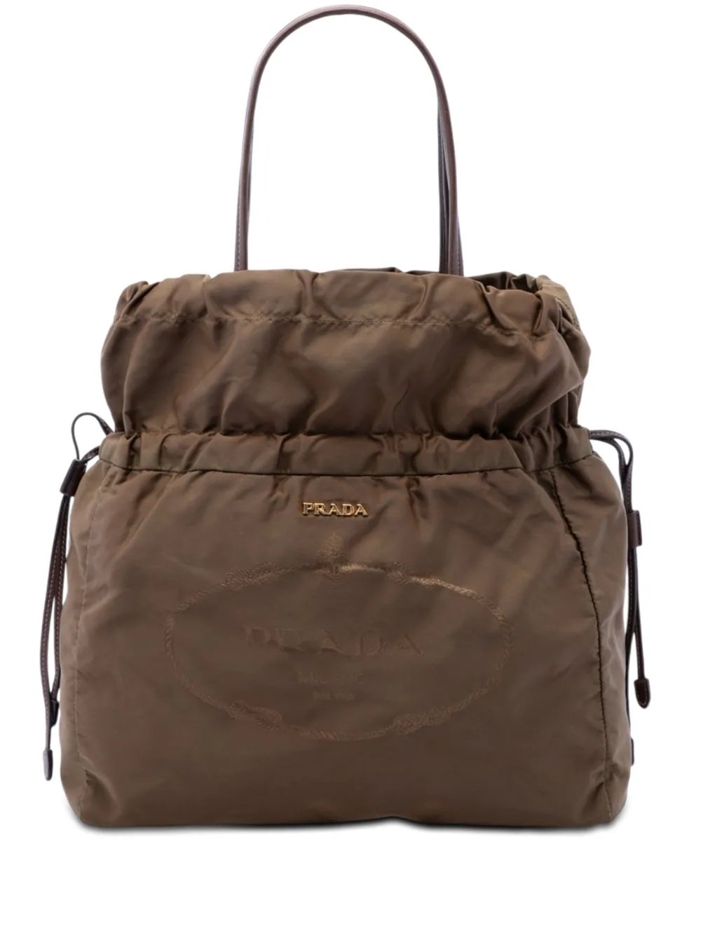 2000-2026 Tessuto Logo Drawstring tote bag