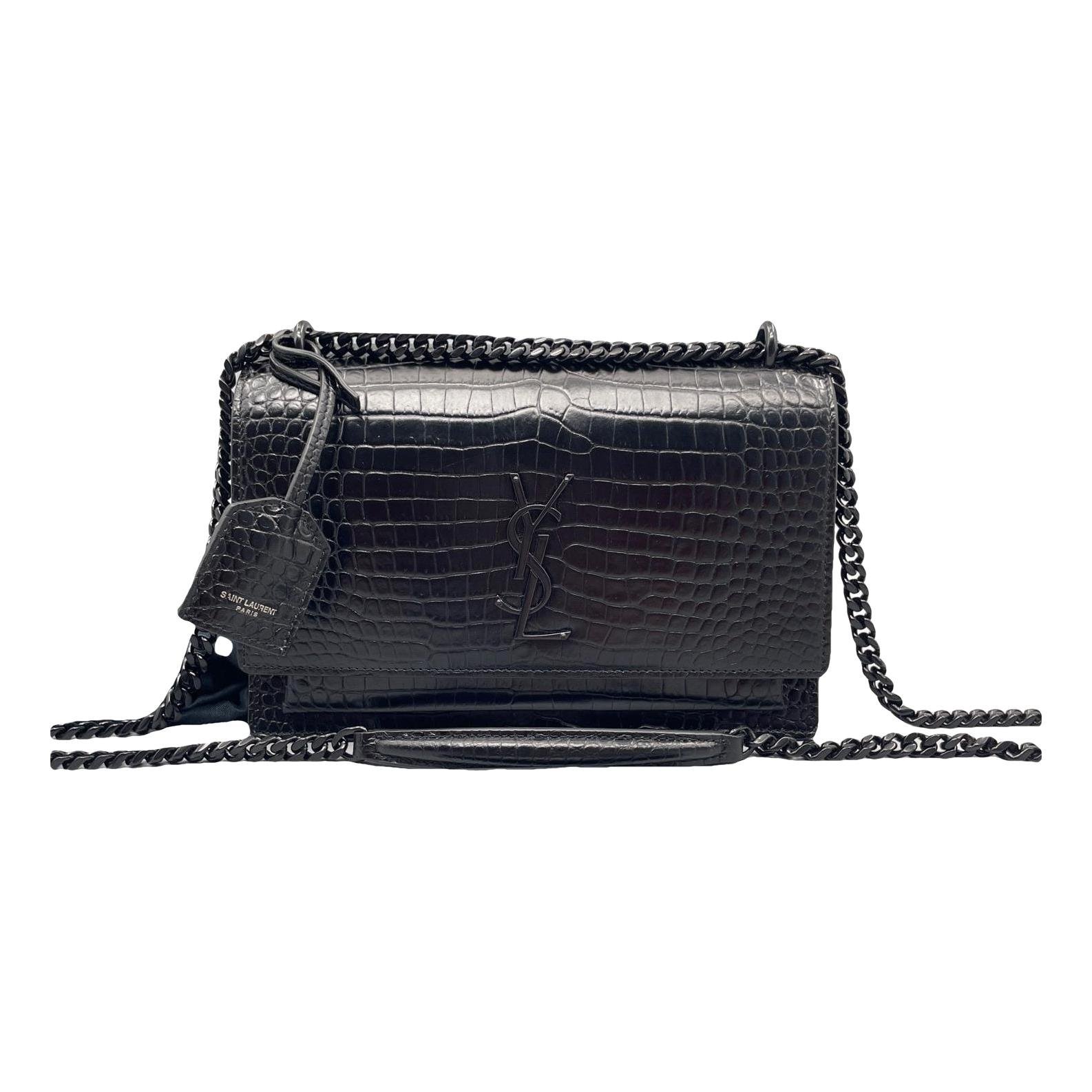 Sunset leather handbag