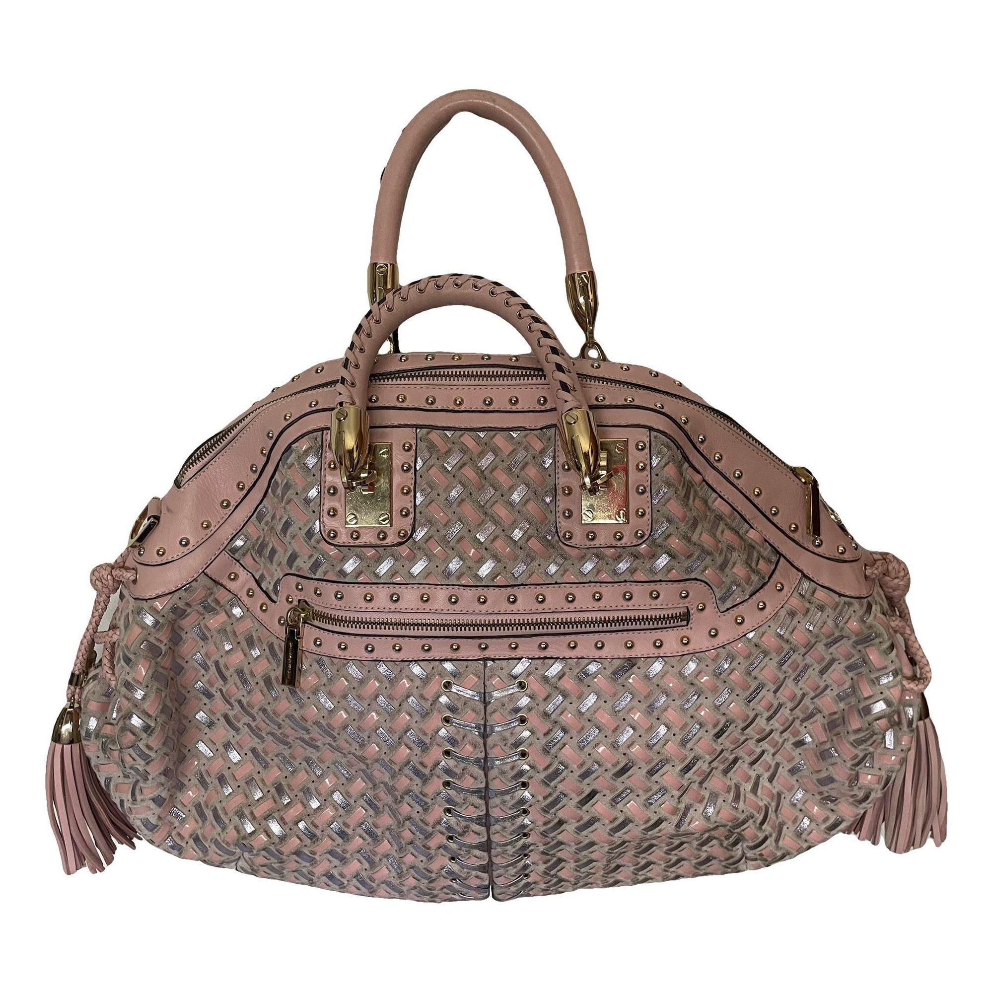 Leather tote