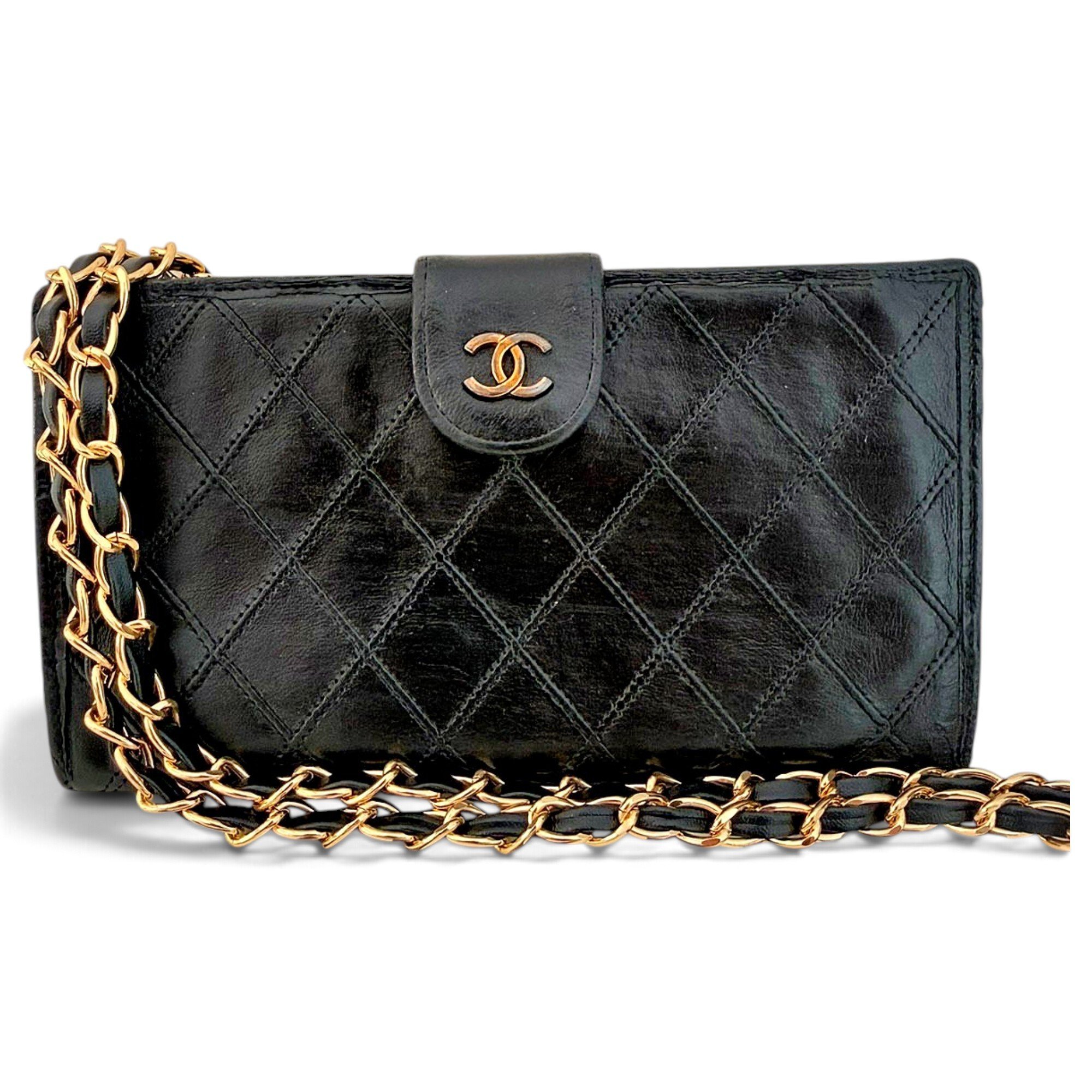 Wallet On Chain Timeless/Classique leather crossbody bag