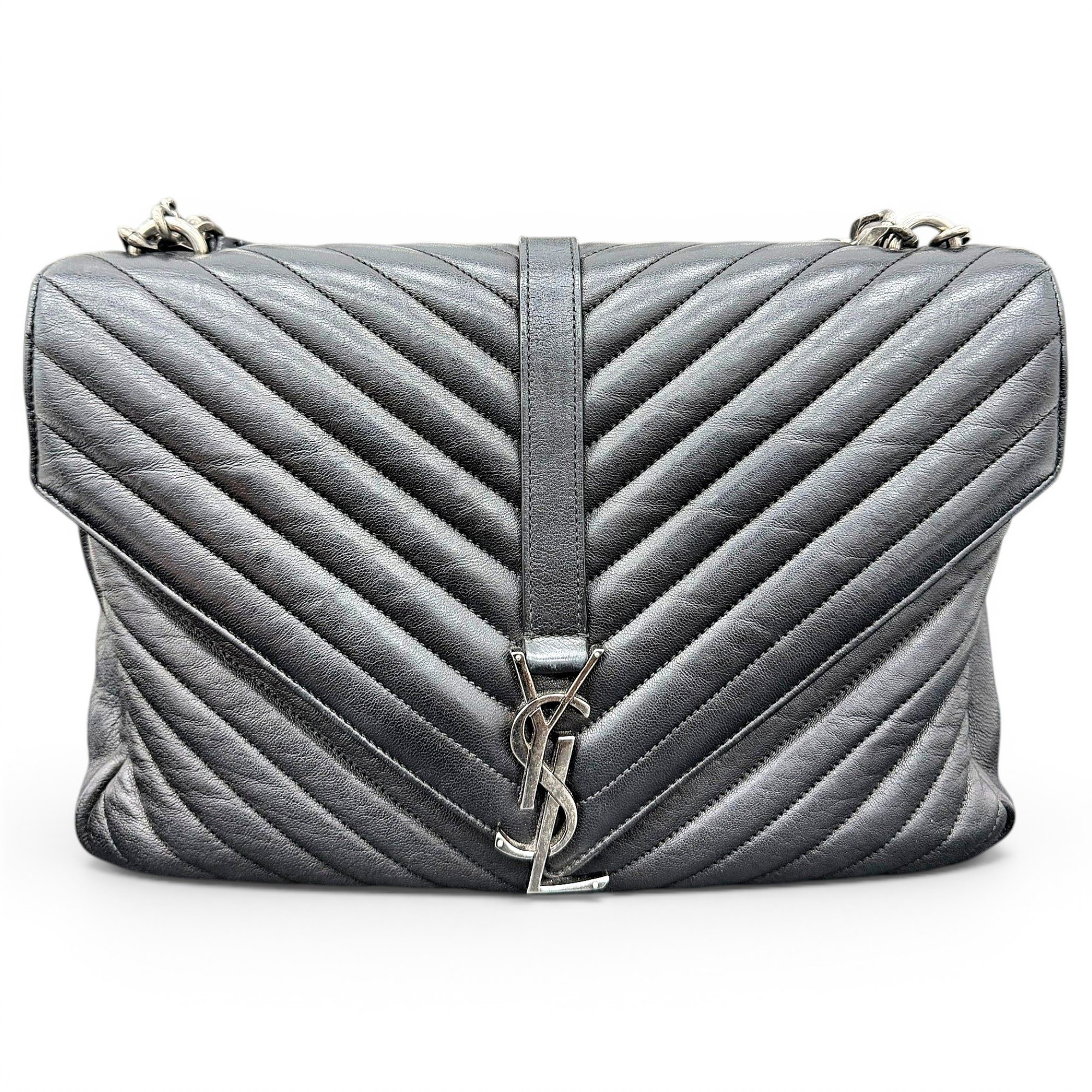 Collége monogramme leather handbag