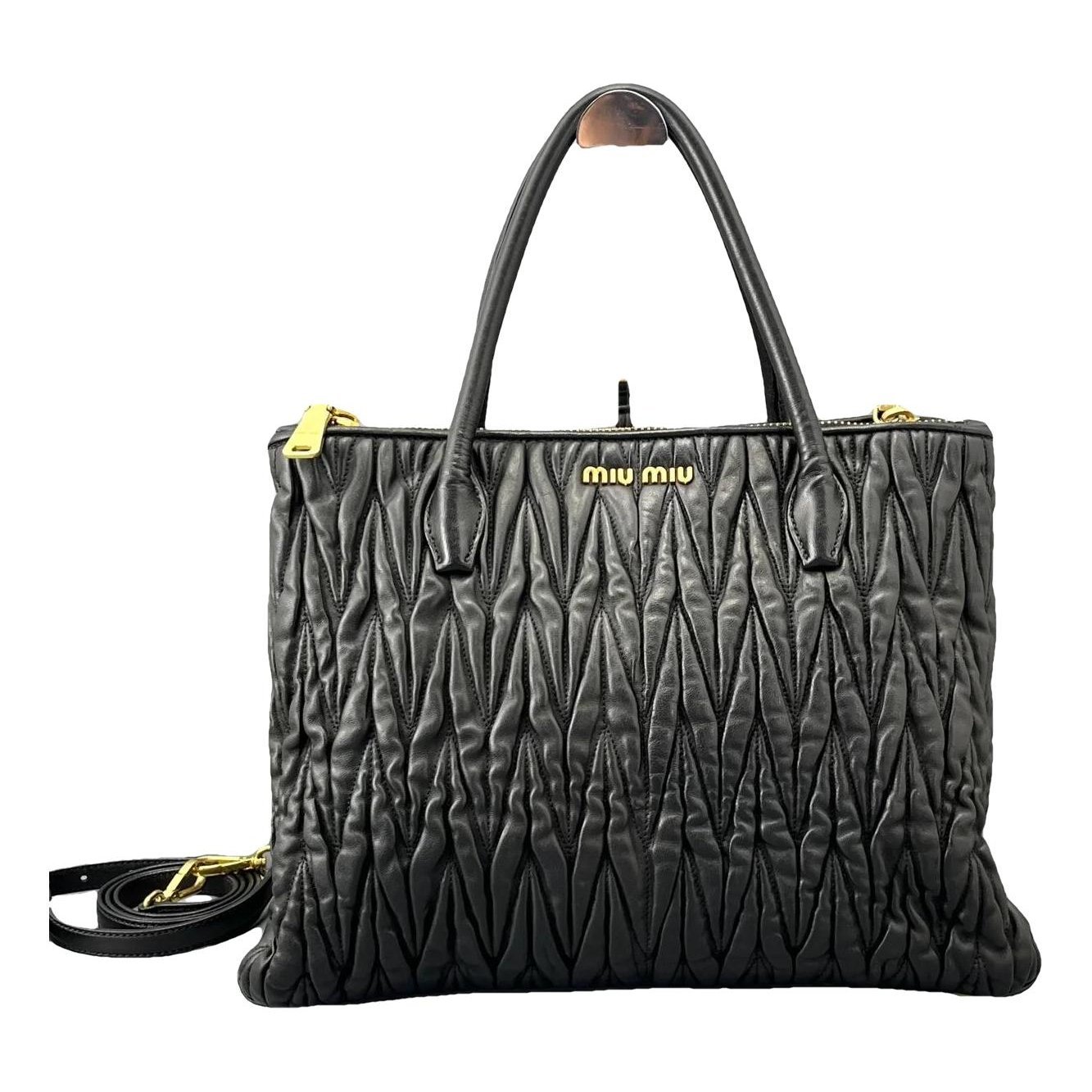 Leather mini bag