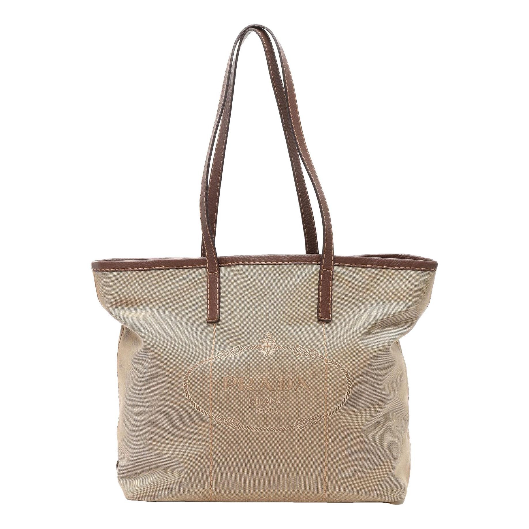 Leather tote