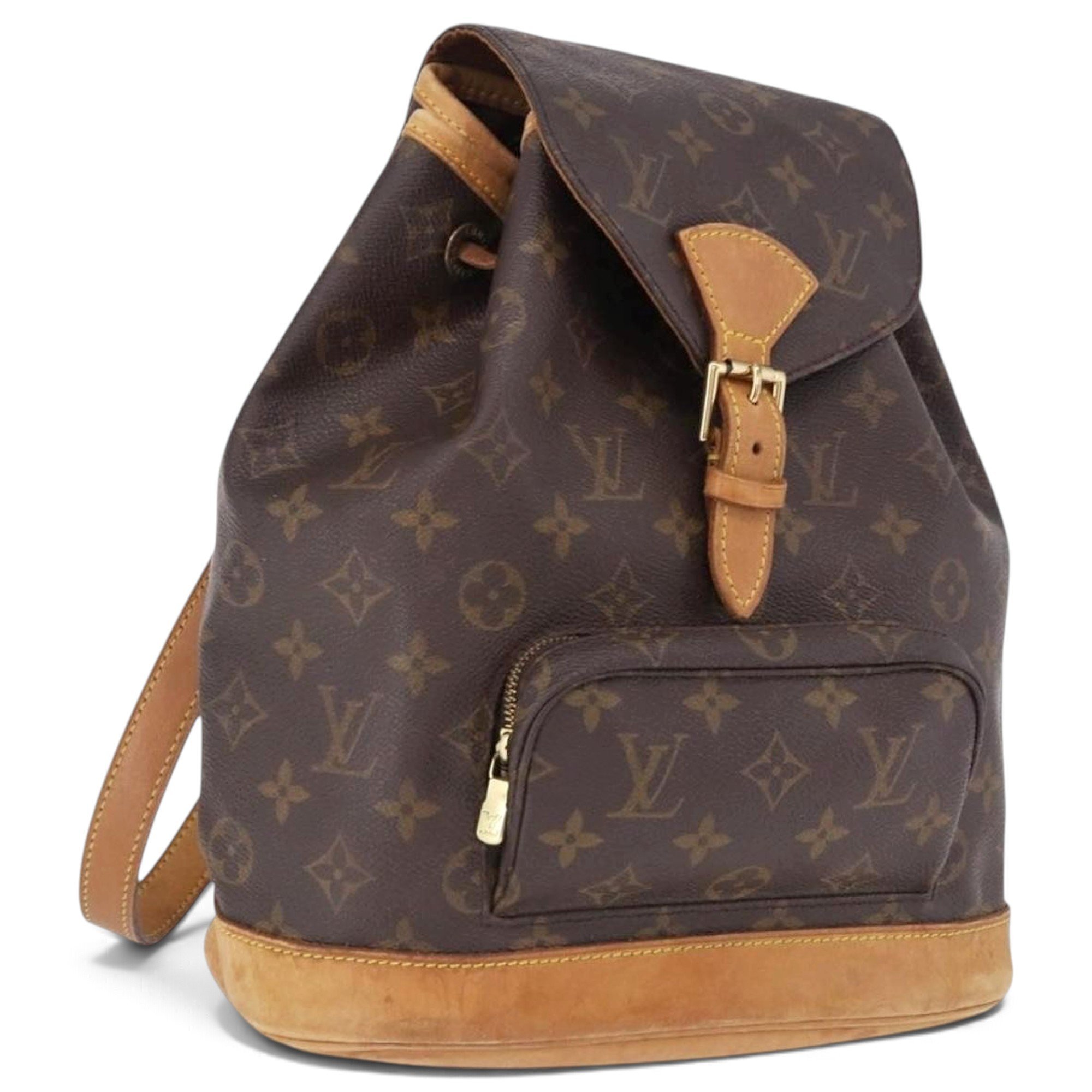 Montsouris leather backpack