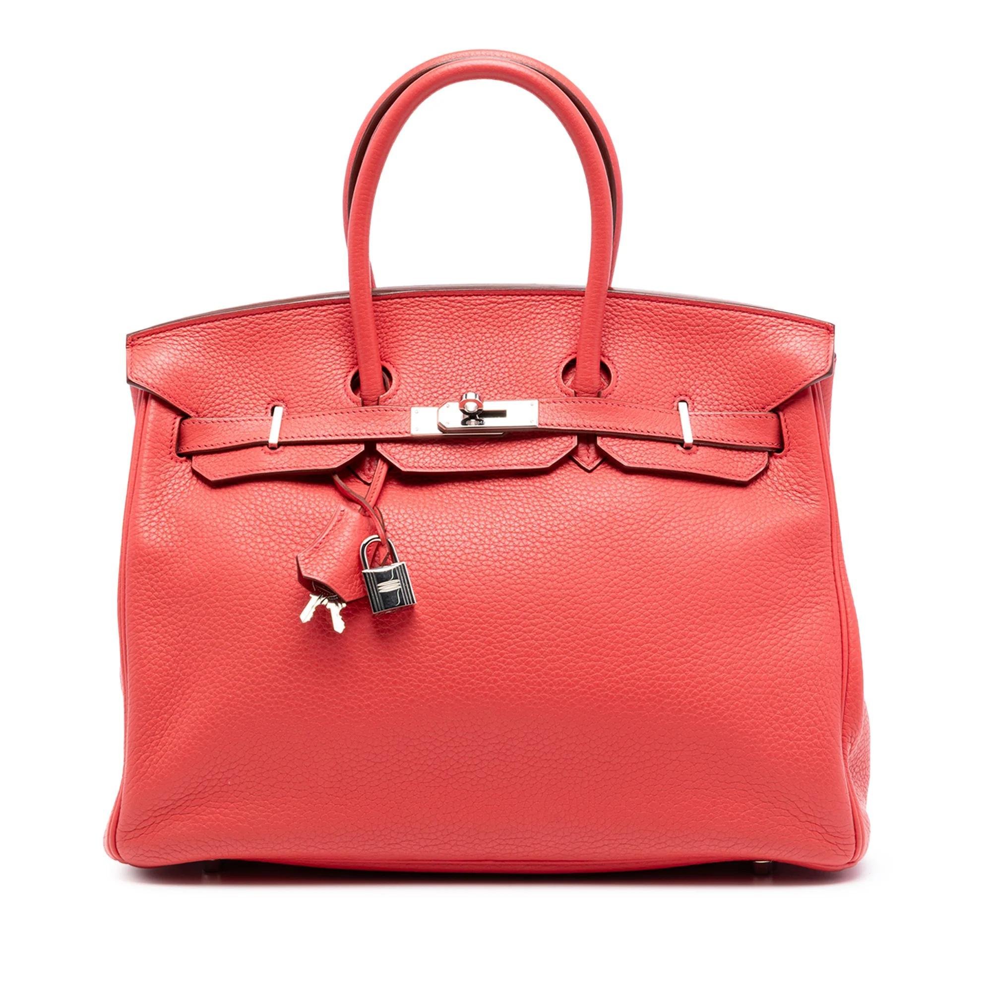 Birkin 35 leather bag