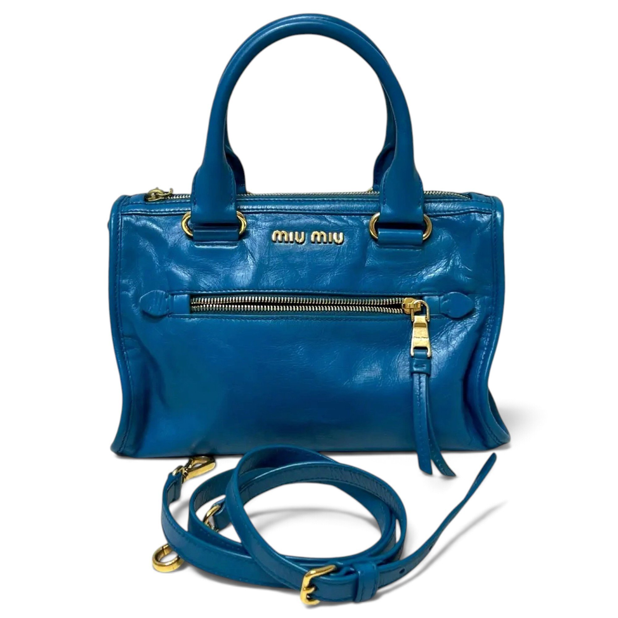 Leather crossbody bag