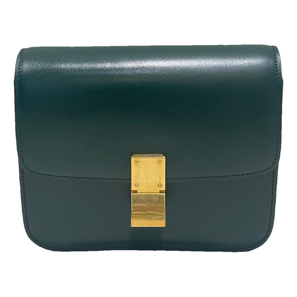 Classic leather crossbody bag