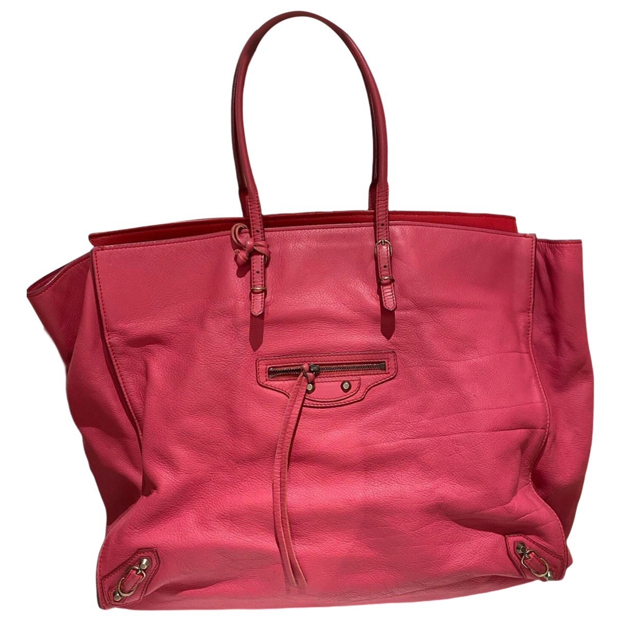Papier leather tote