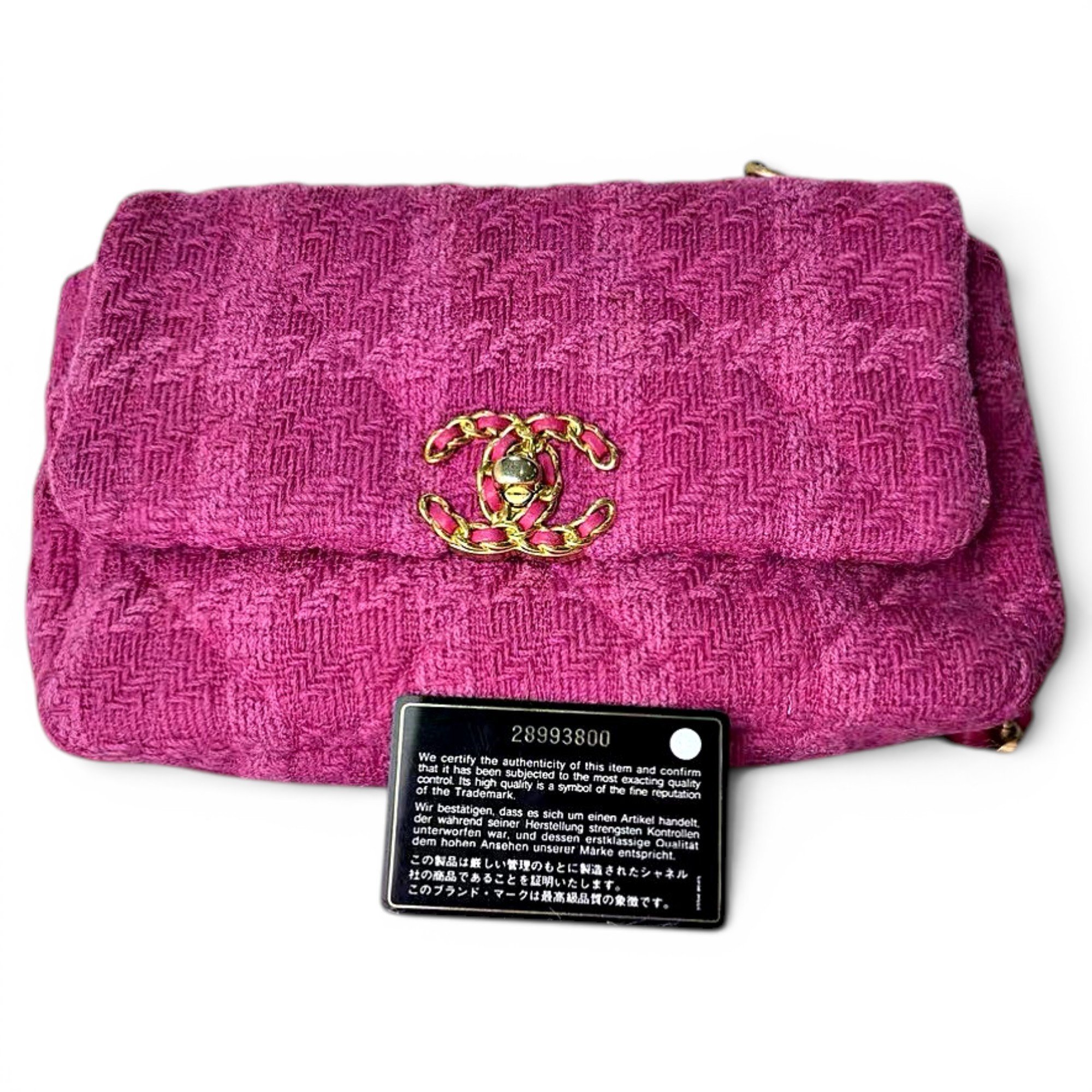 Chanel 19 cloth handbag