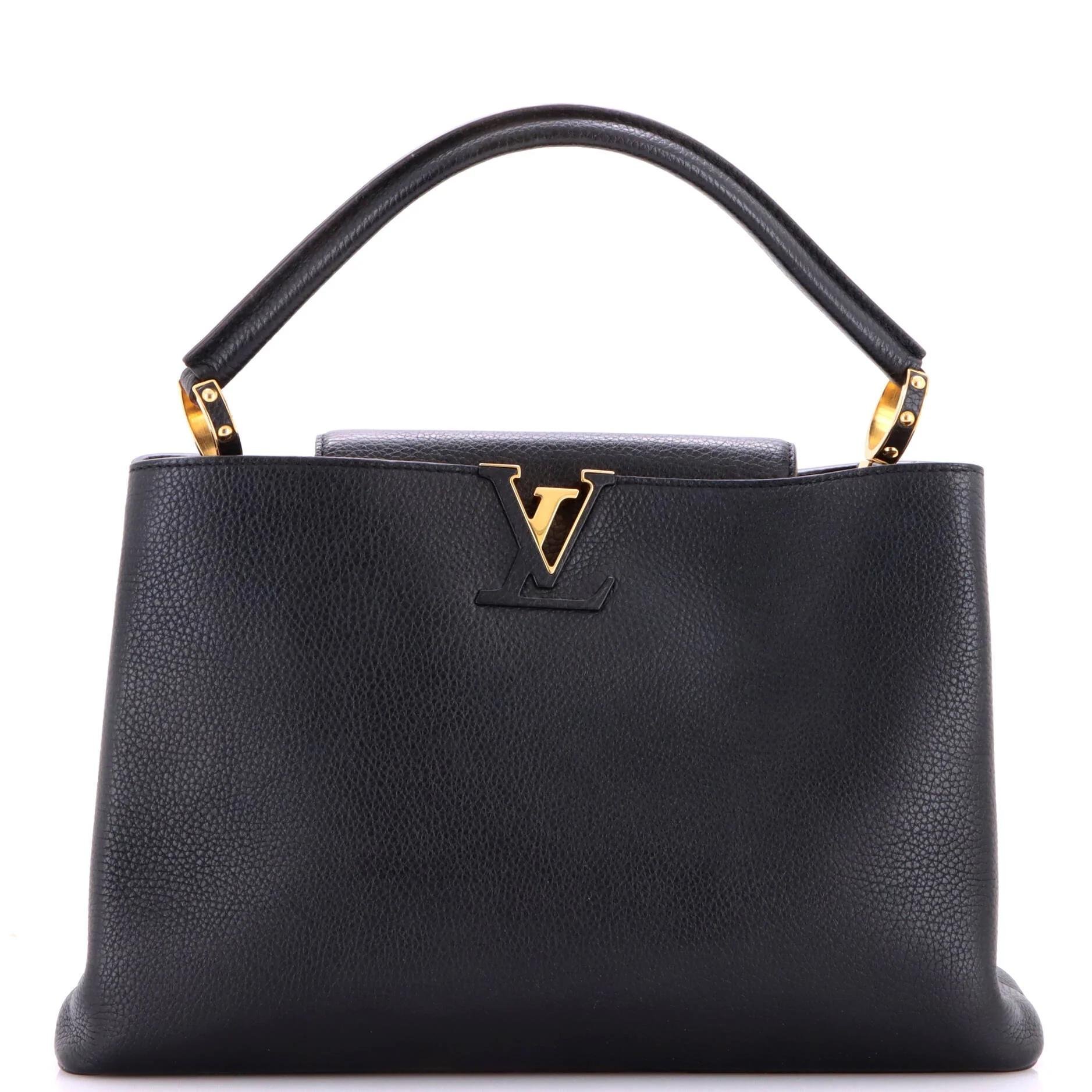 Capucines leather satchel