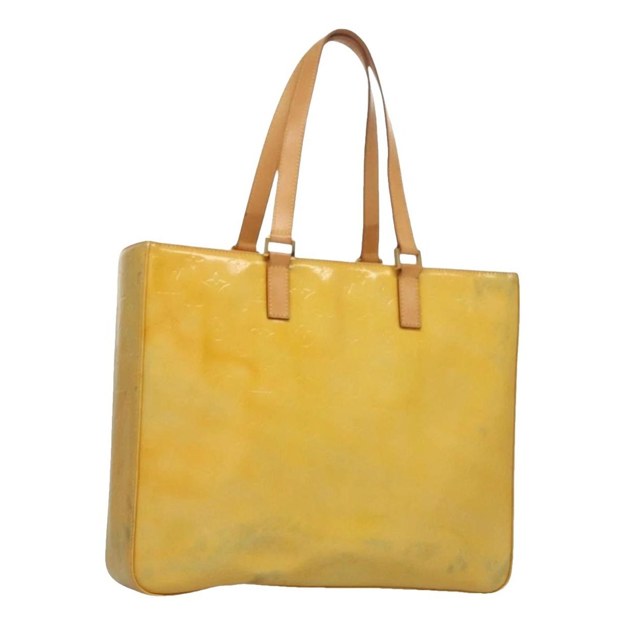 Patent leather tote