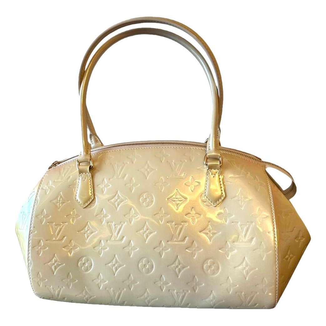 Patent leather handbag