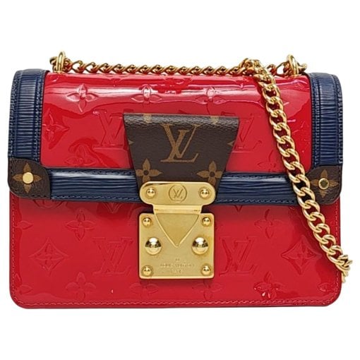 LV Wynwood patent leather handbag