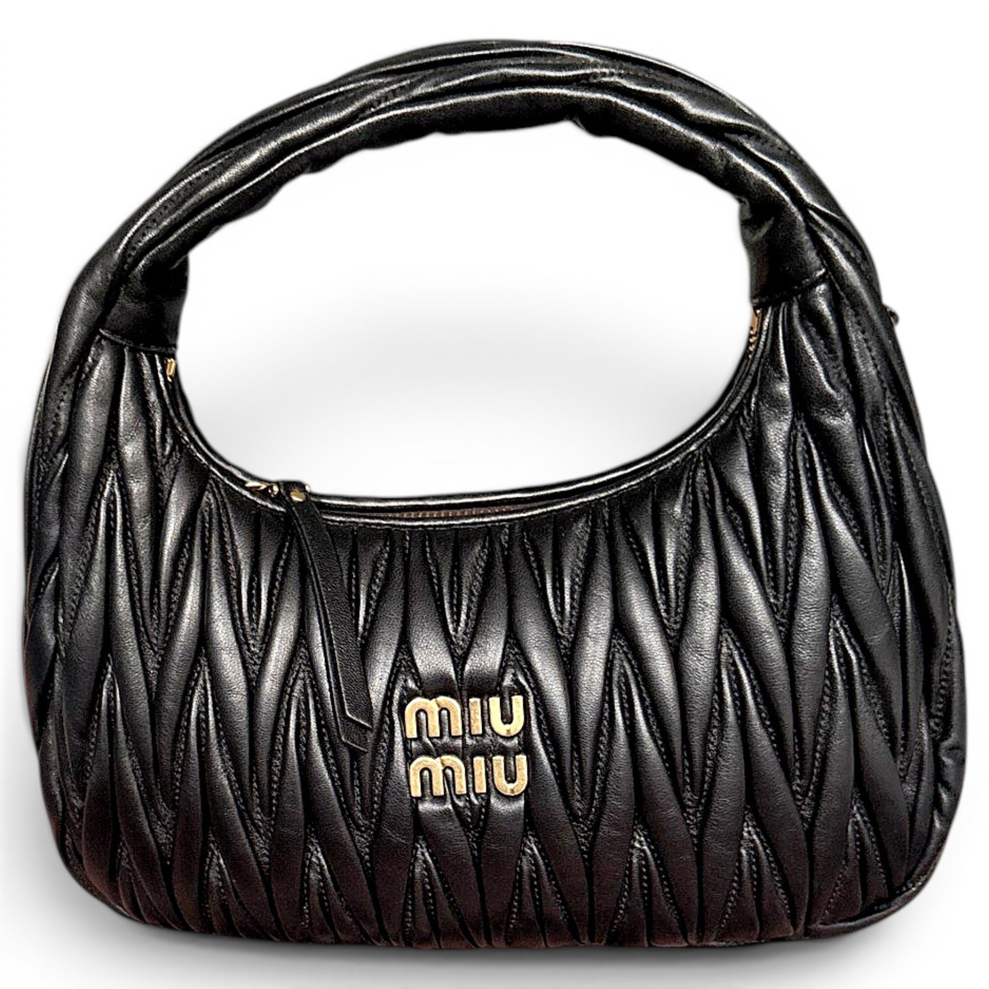 Miu Wander leather handbag