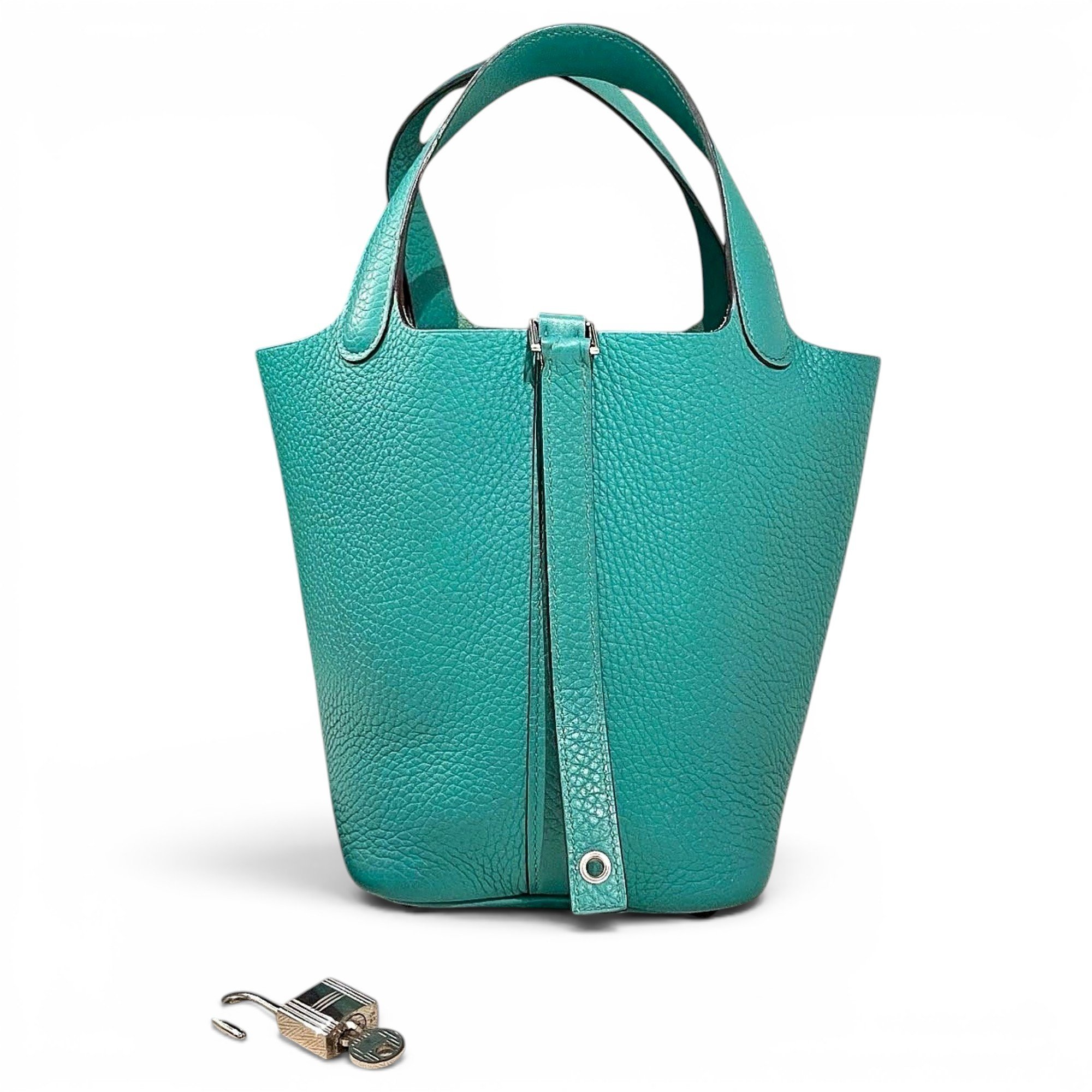 Picotin leather handbag