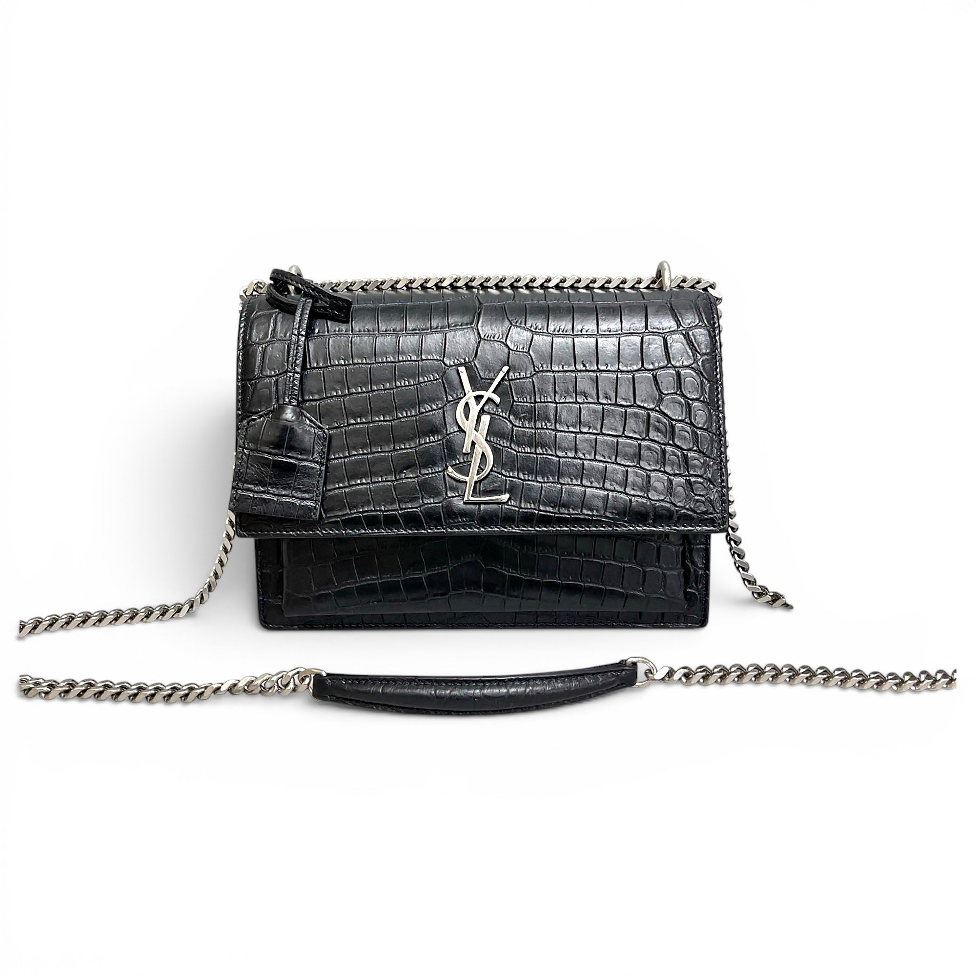 Sunset leather handbag