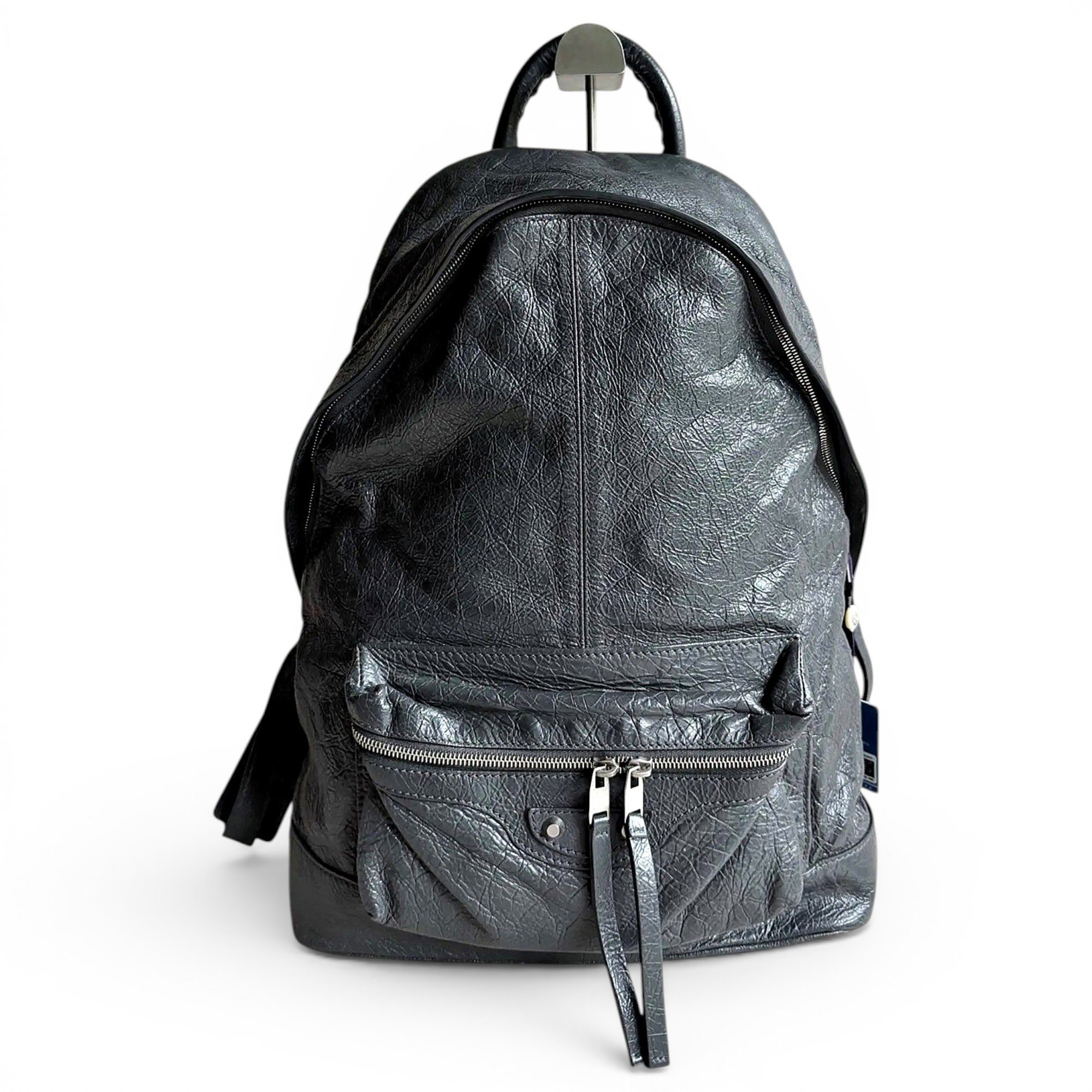Leather backpack