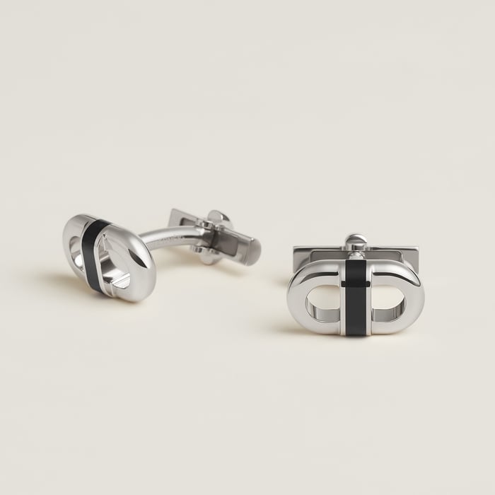 Noir Maillon Cufflinks