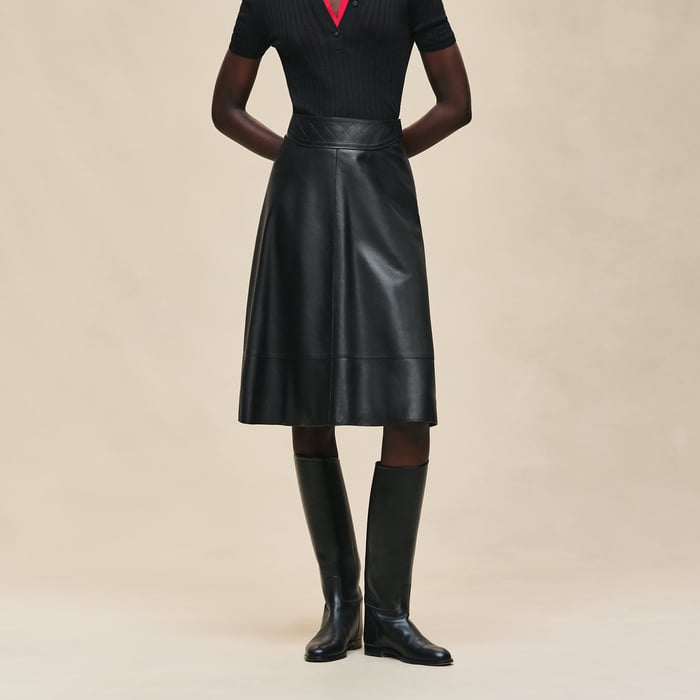 Noir Flared Skirt