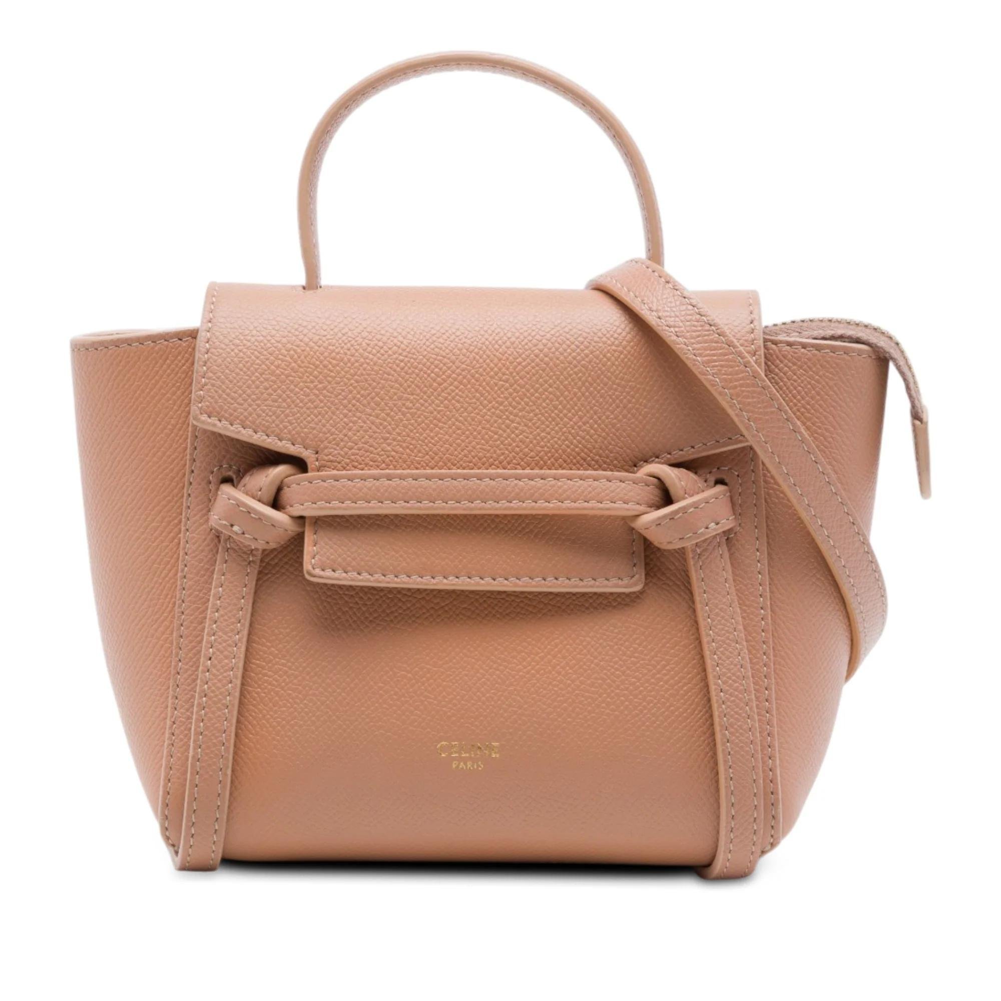 Belt pony-style calfskin handbag