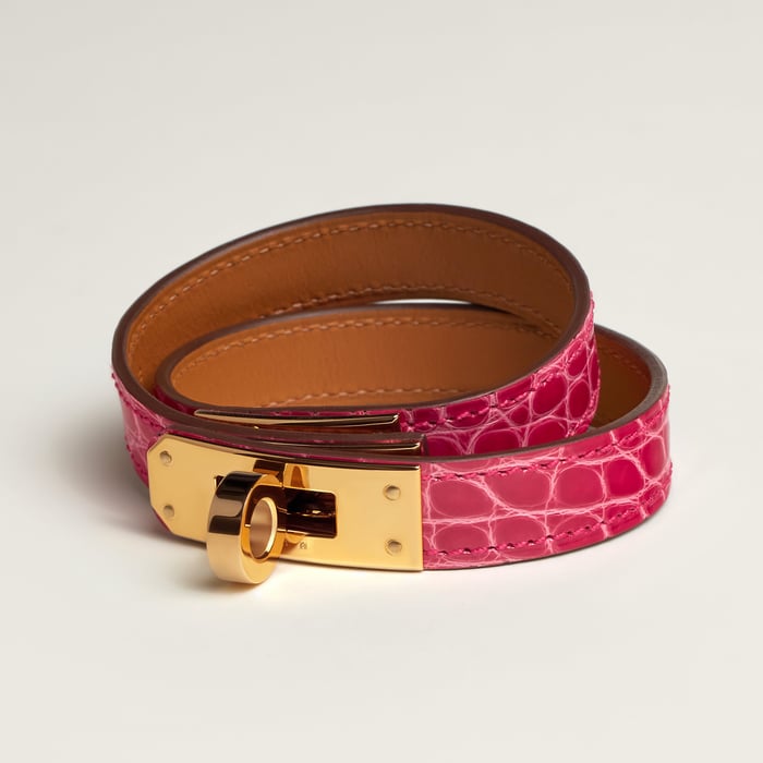 Rose Extrême Kelly Double Tour Bracelet