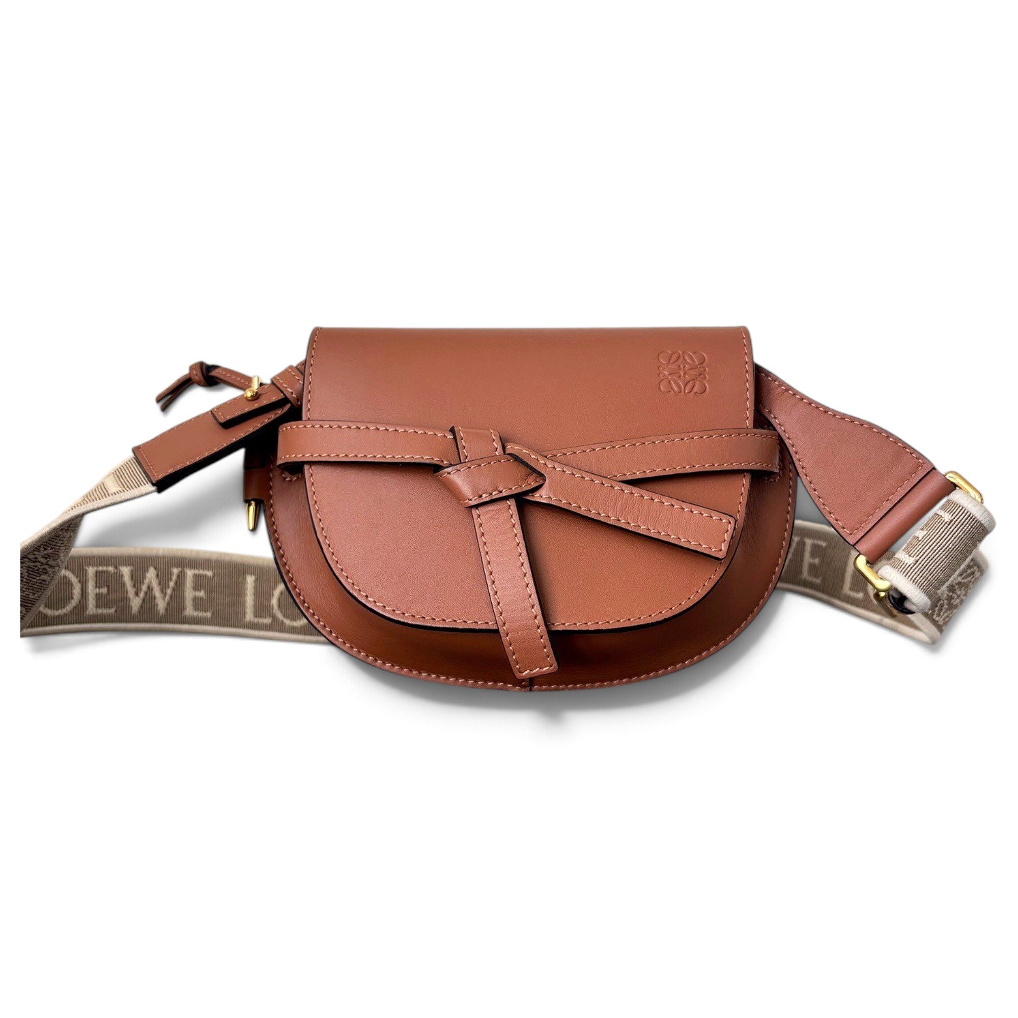 Gate leather handbag