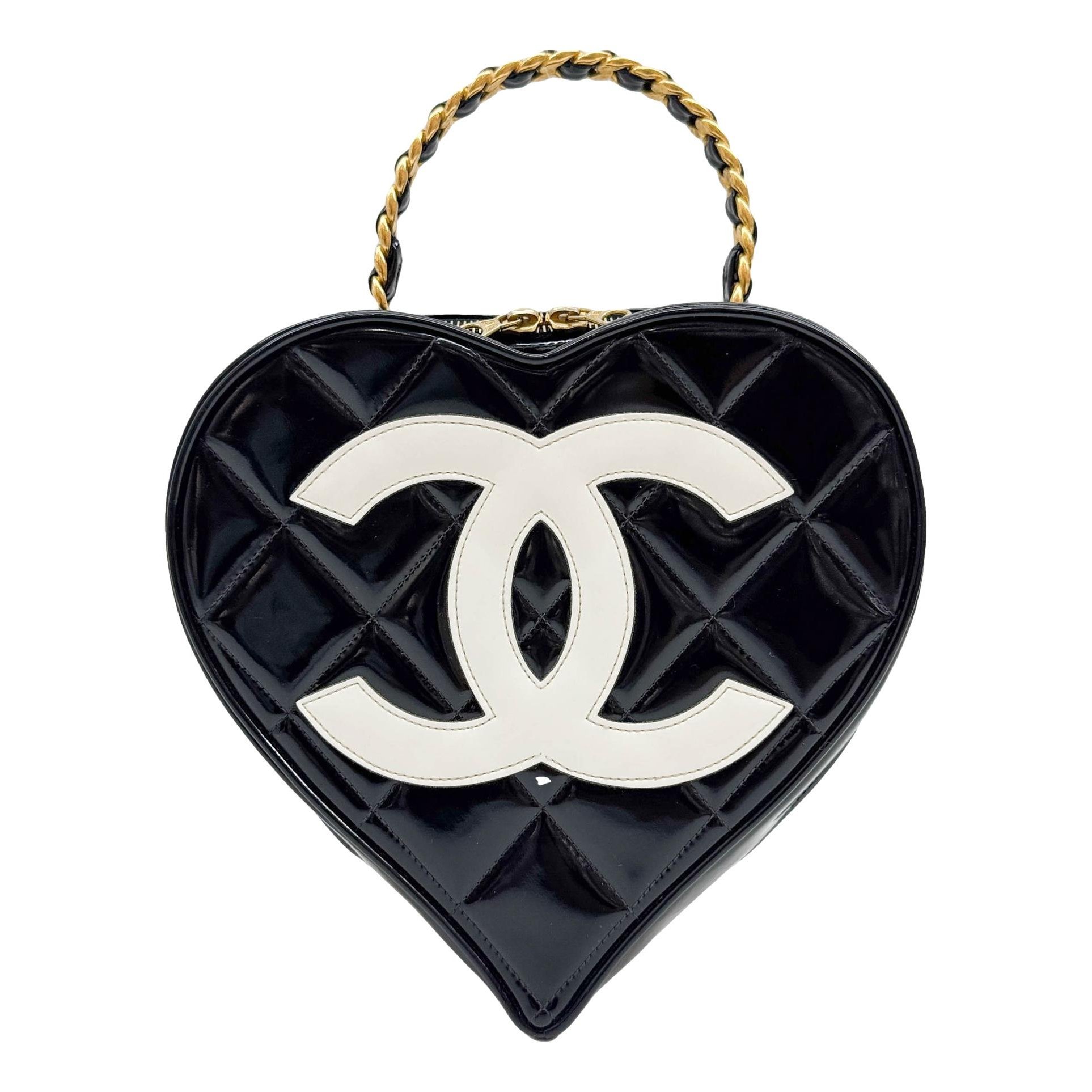 Patent leather handbag