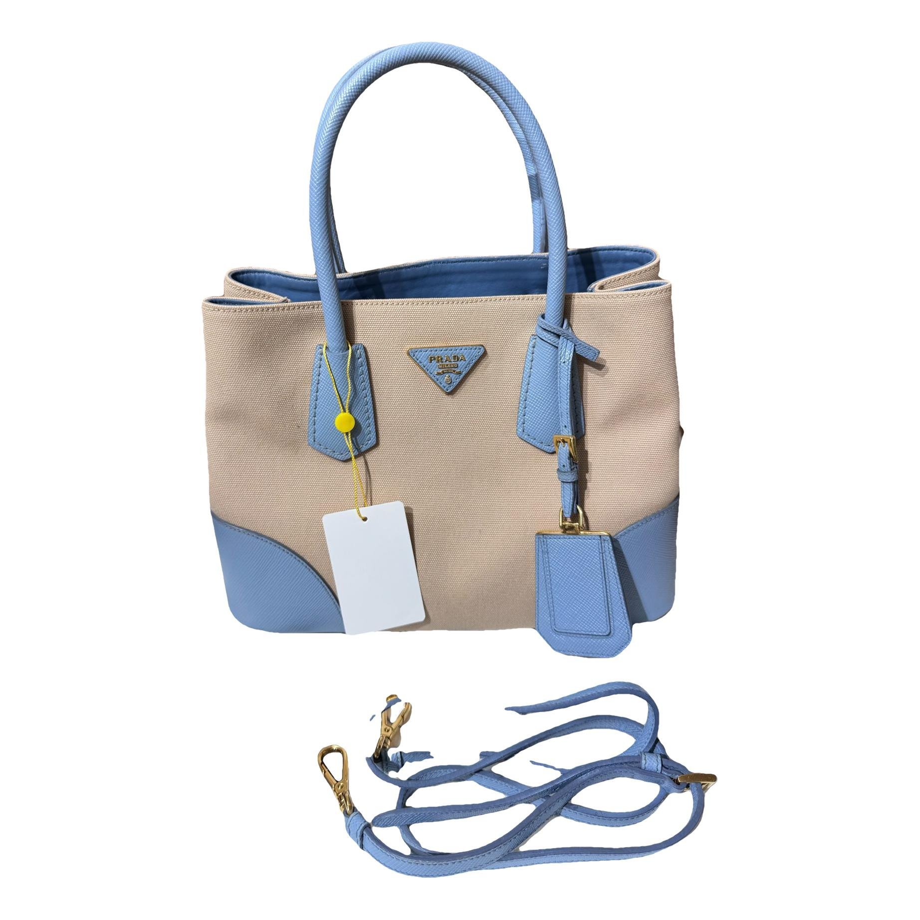 Double cloth handbag