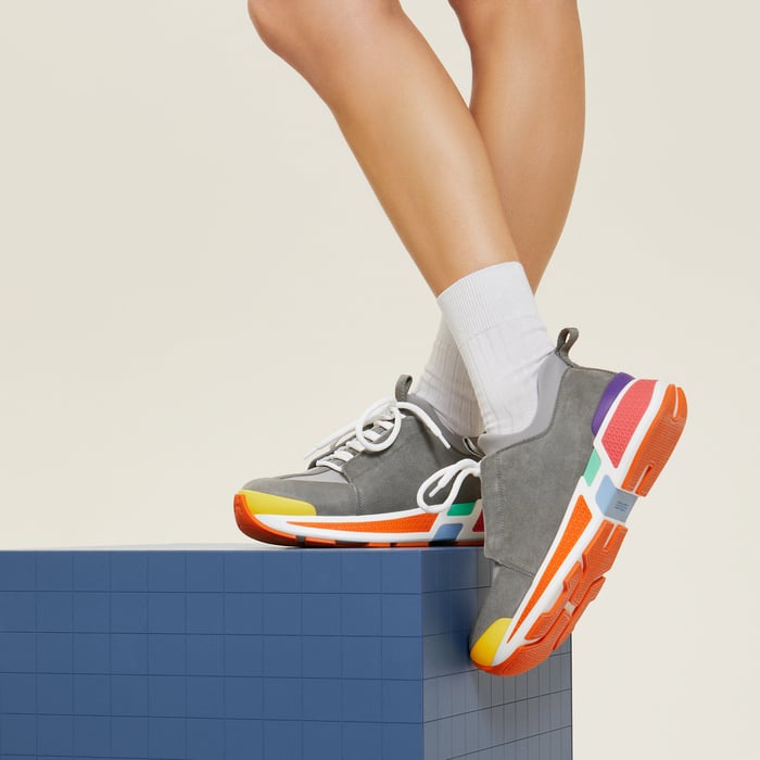Multicolore Gris Osmium Just Sneaker