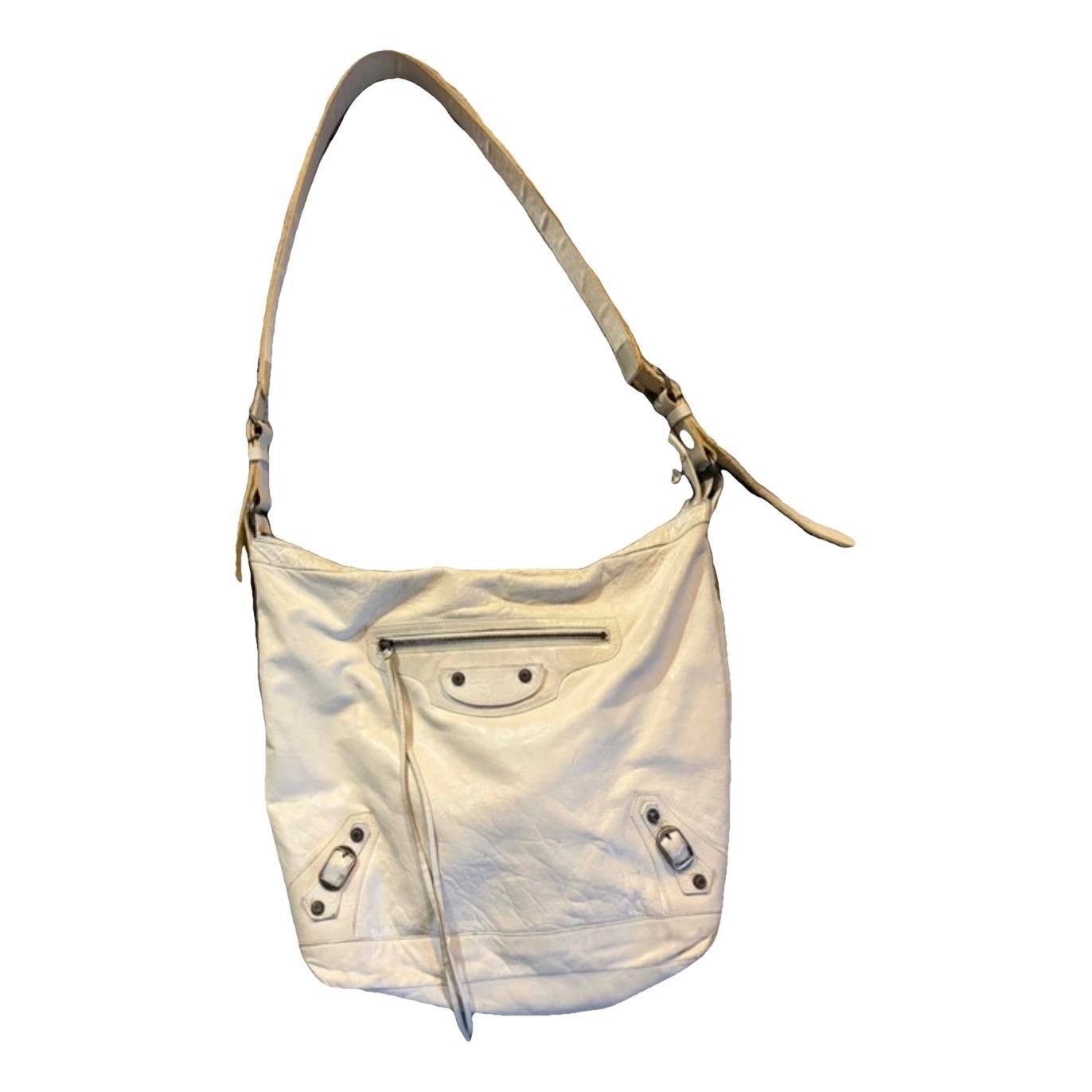 Courier XL leather crossbody bag