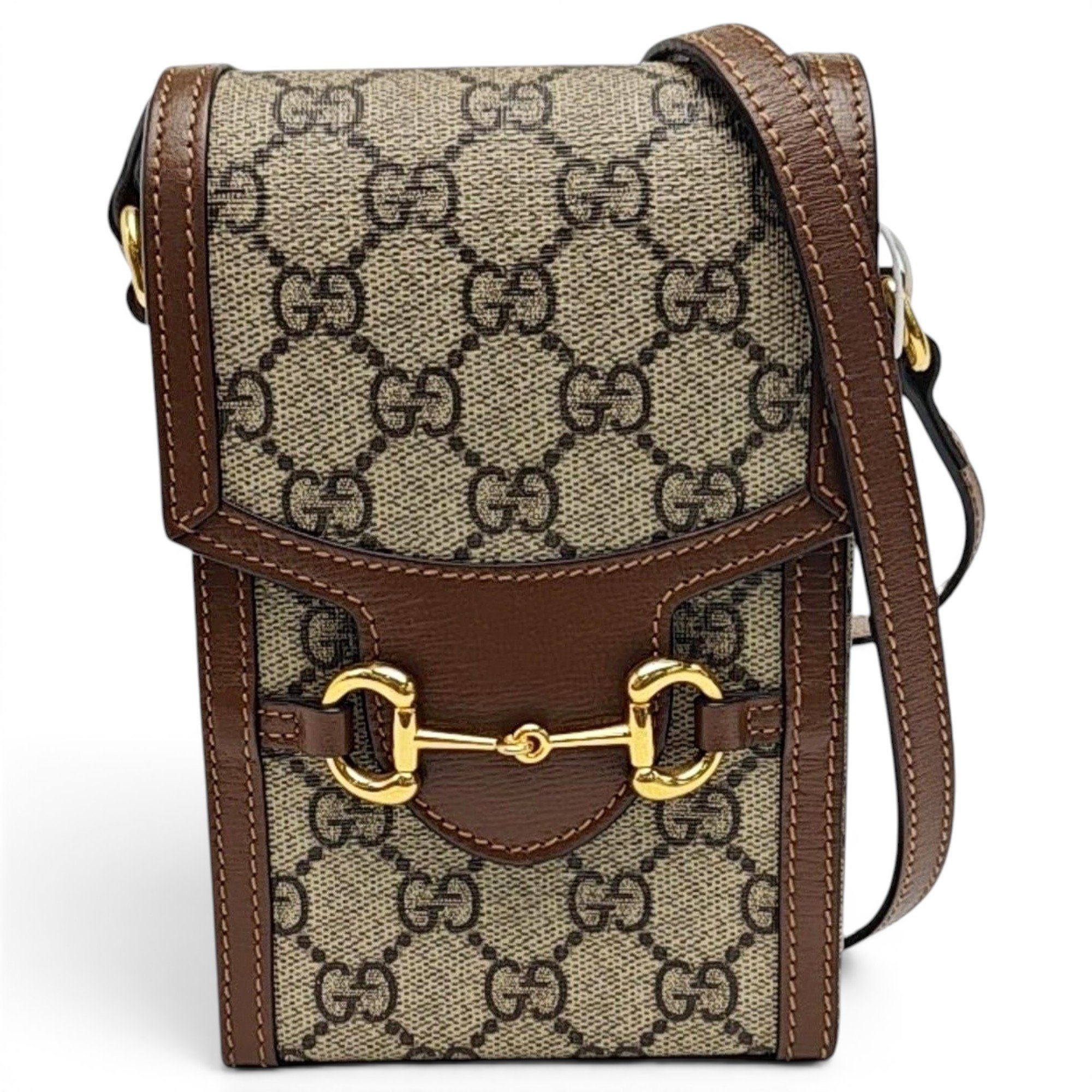 Handle Horsebit 1955 leather handbag