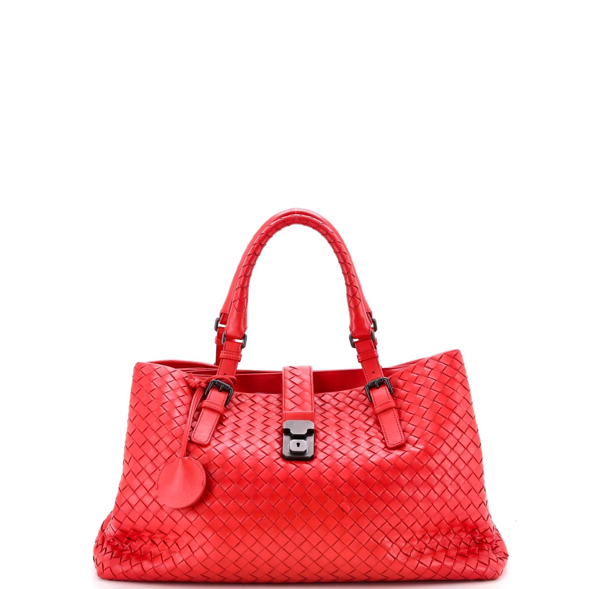 Leather tote