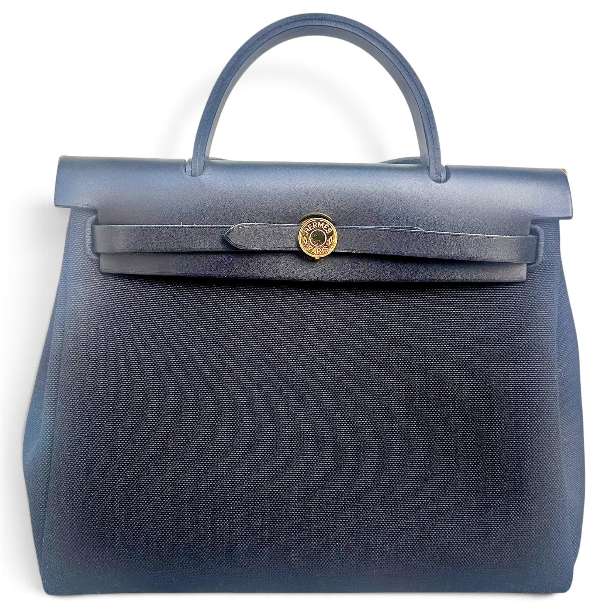 Hermes Herbag Handbag Noir