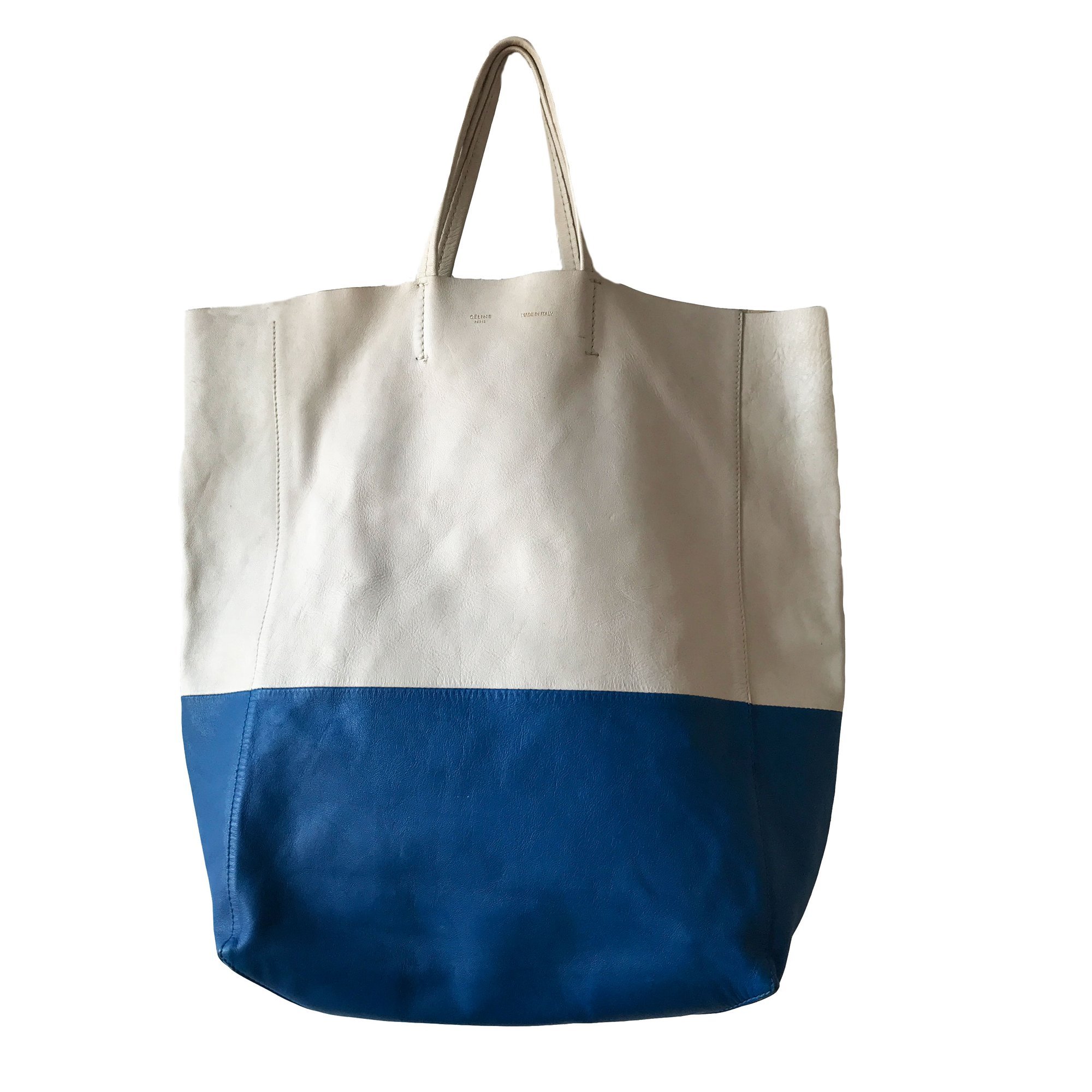 Cabas leather tote