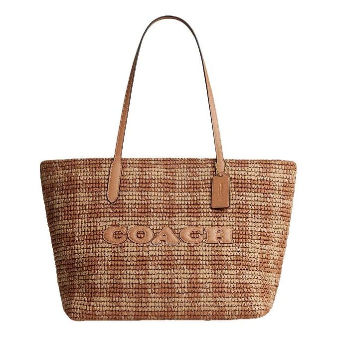 Leather tote