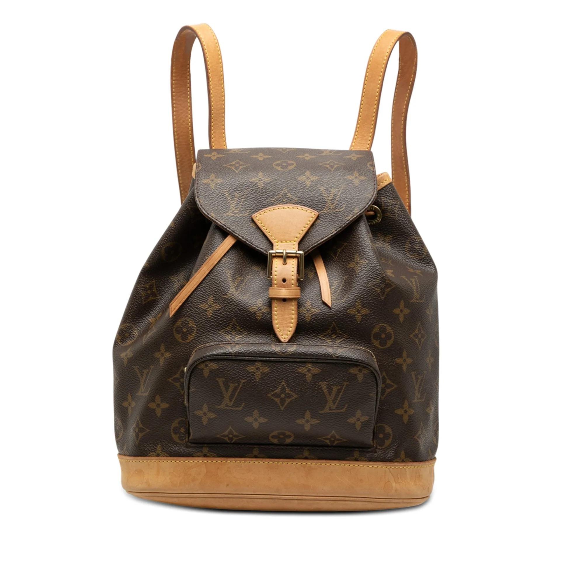 Montsouris leather backpack