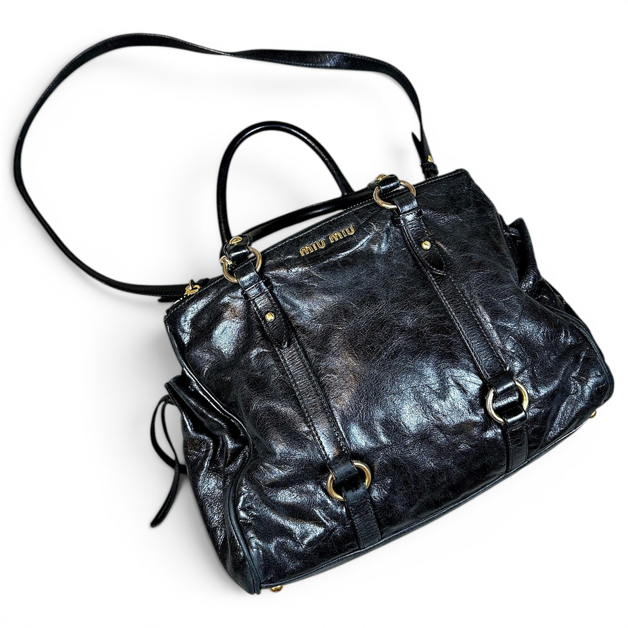 Vitello leather handbag