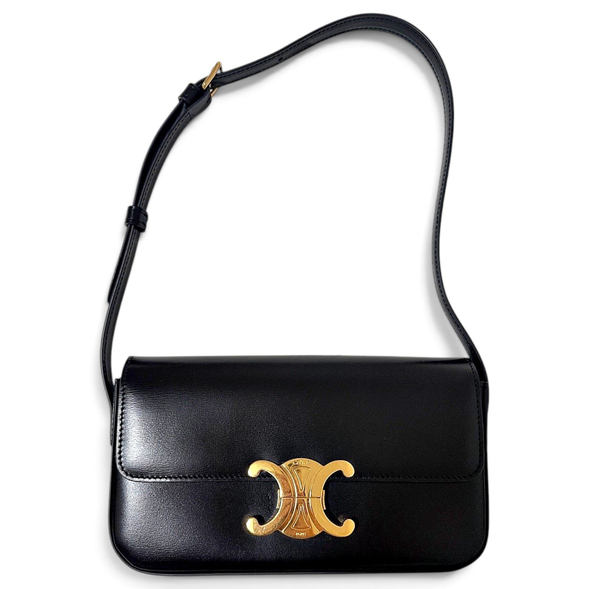 Triomphe leather handbag