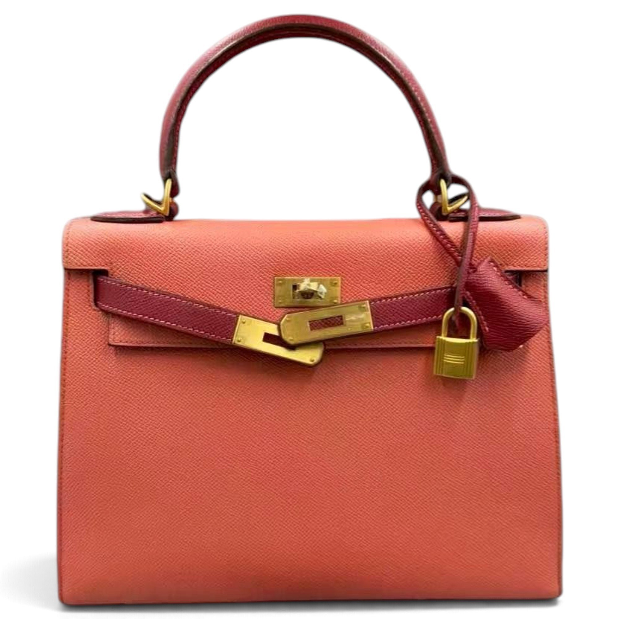Kelly 28 leather handbag