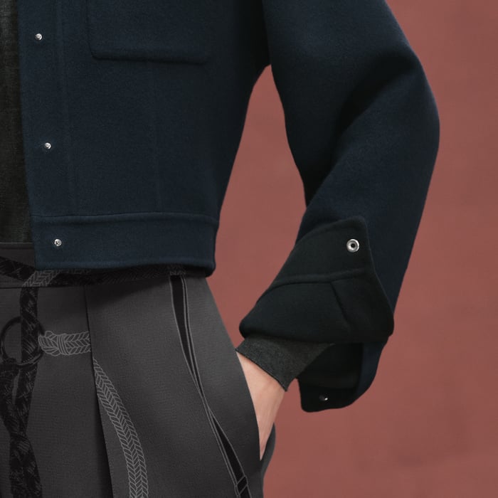 Bleu Noir Cashmere Jacket