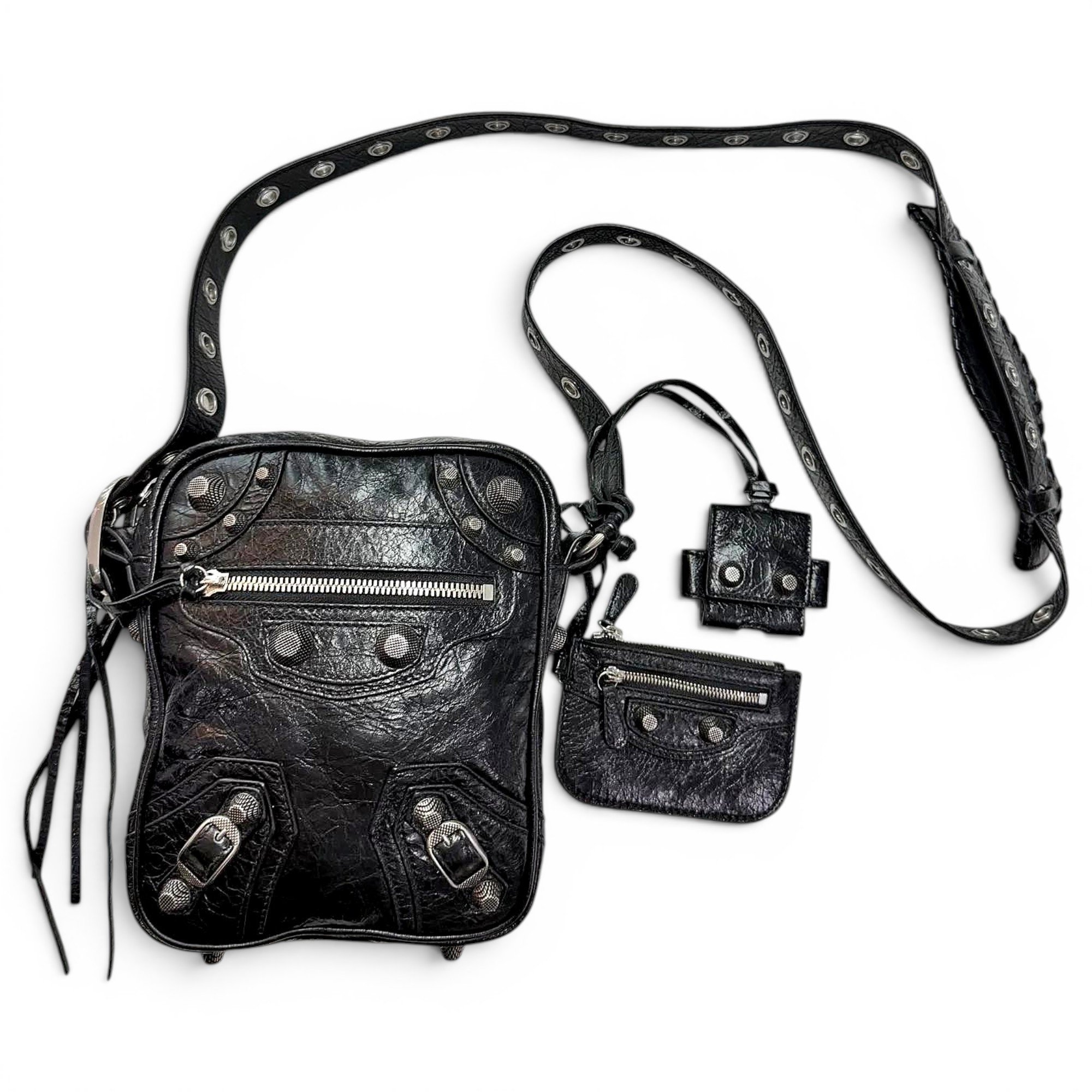 Le Cagole leather crossbody bag