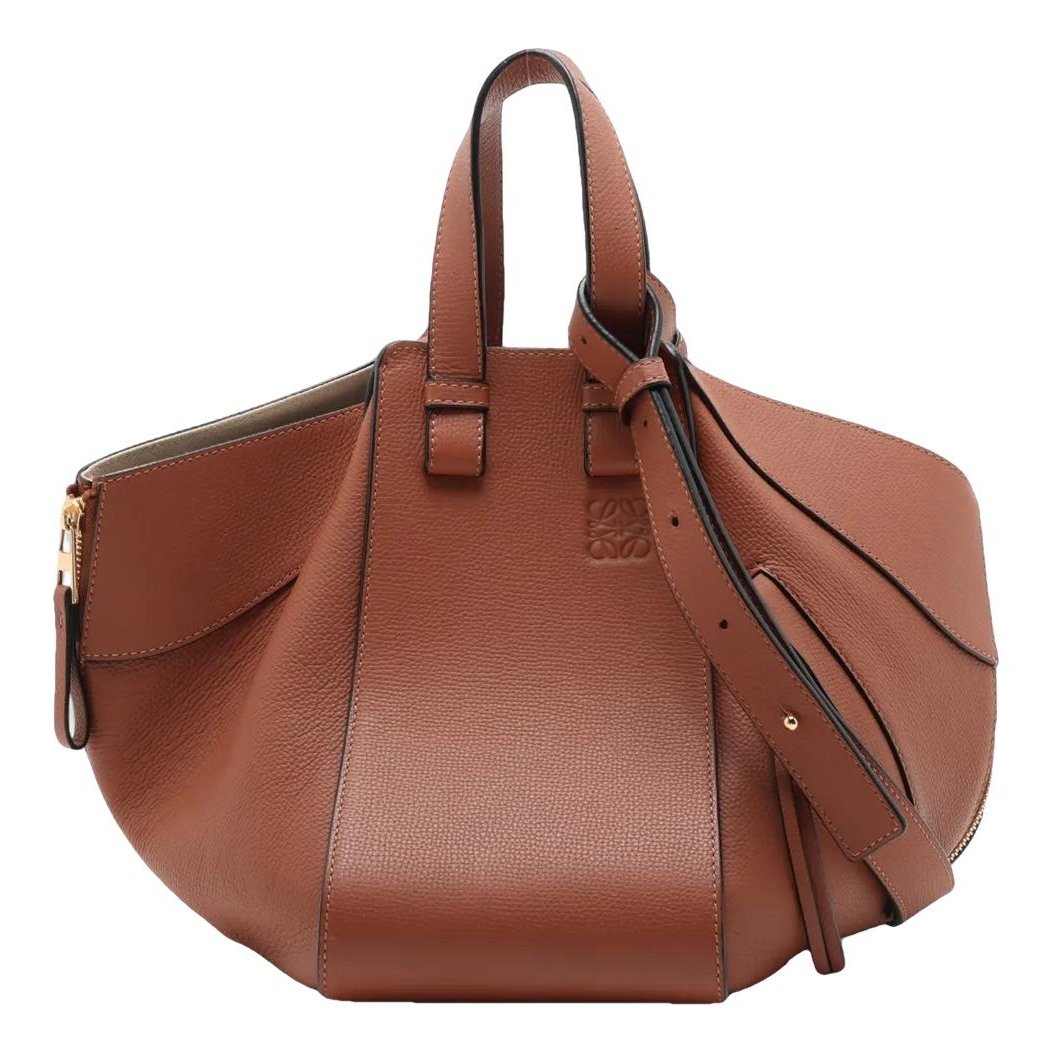 Hammock leather handbag