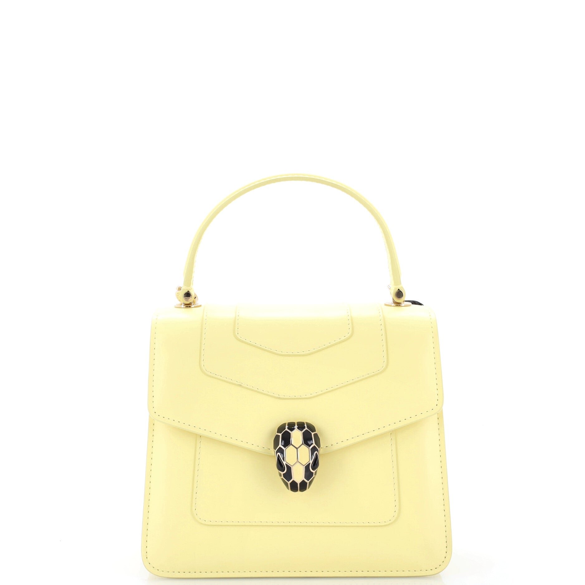 Serpenti Forever Top Handle Bag Leather Small