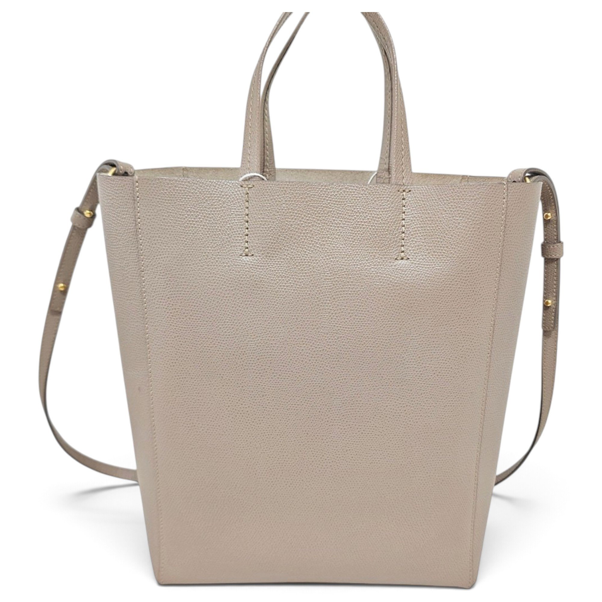 Cabas leather handbag