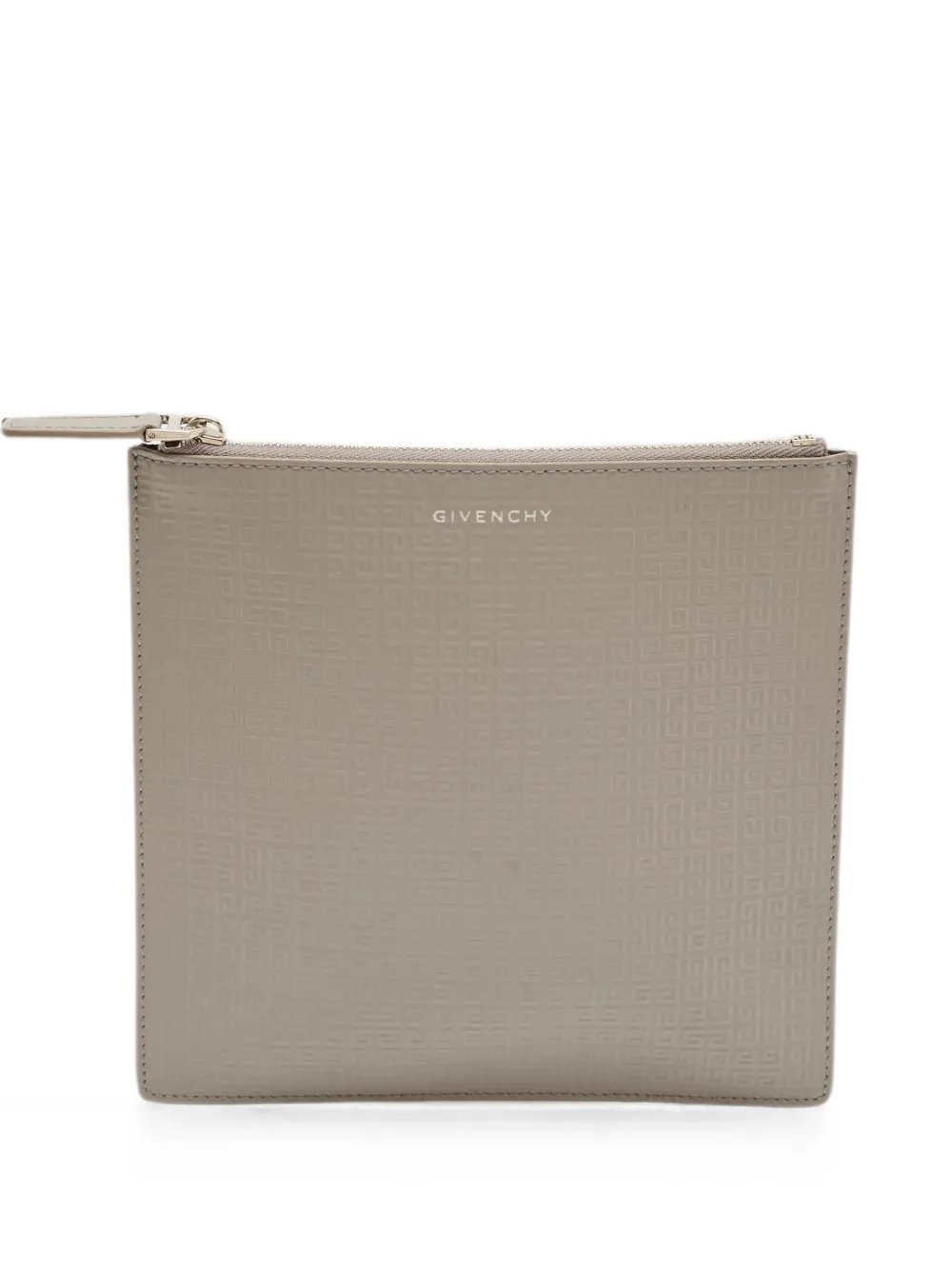 Givenchy 4G embossed leather clutch bag