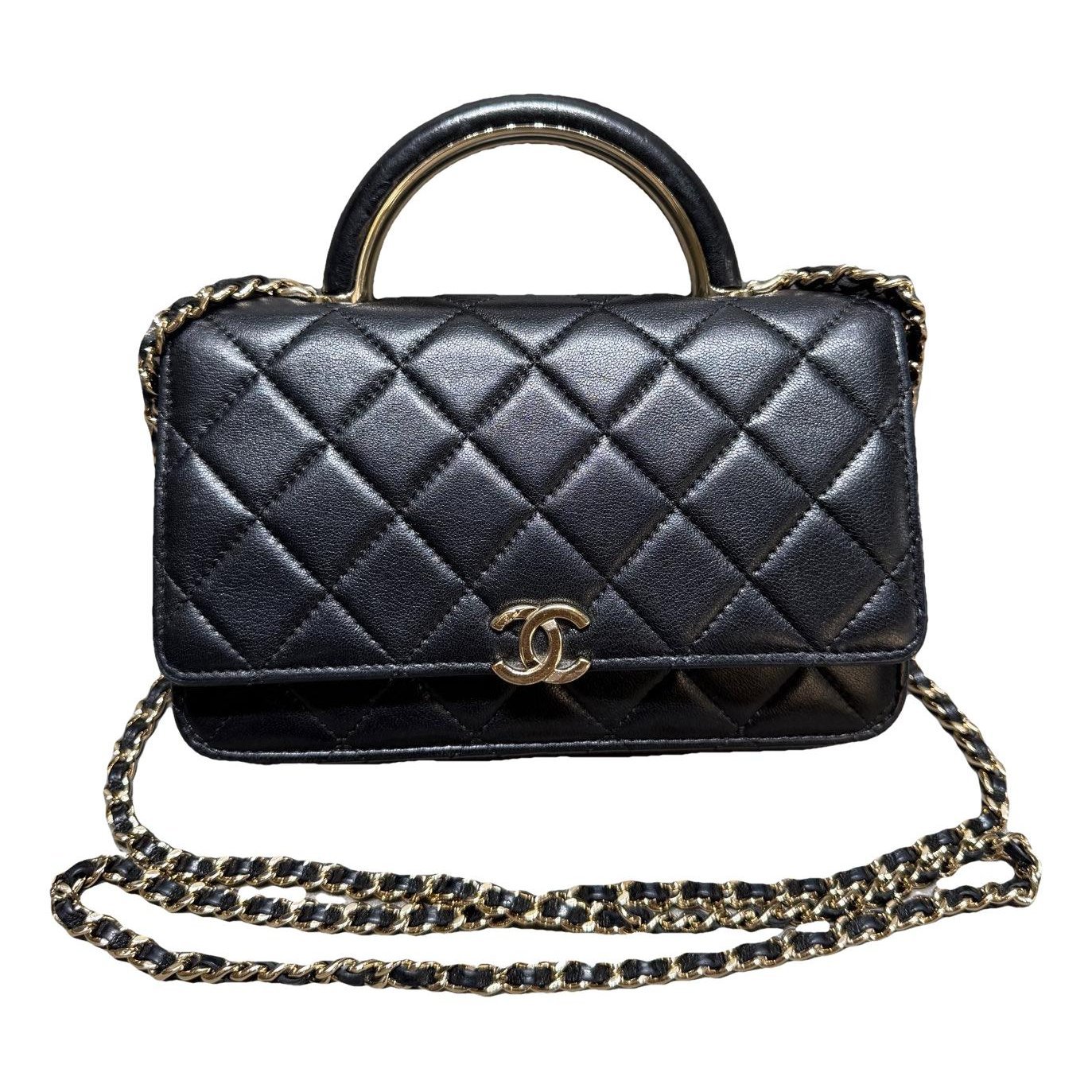 Wallet On Chain Timeless/Classique leather crossbody bag
