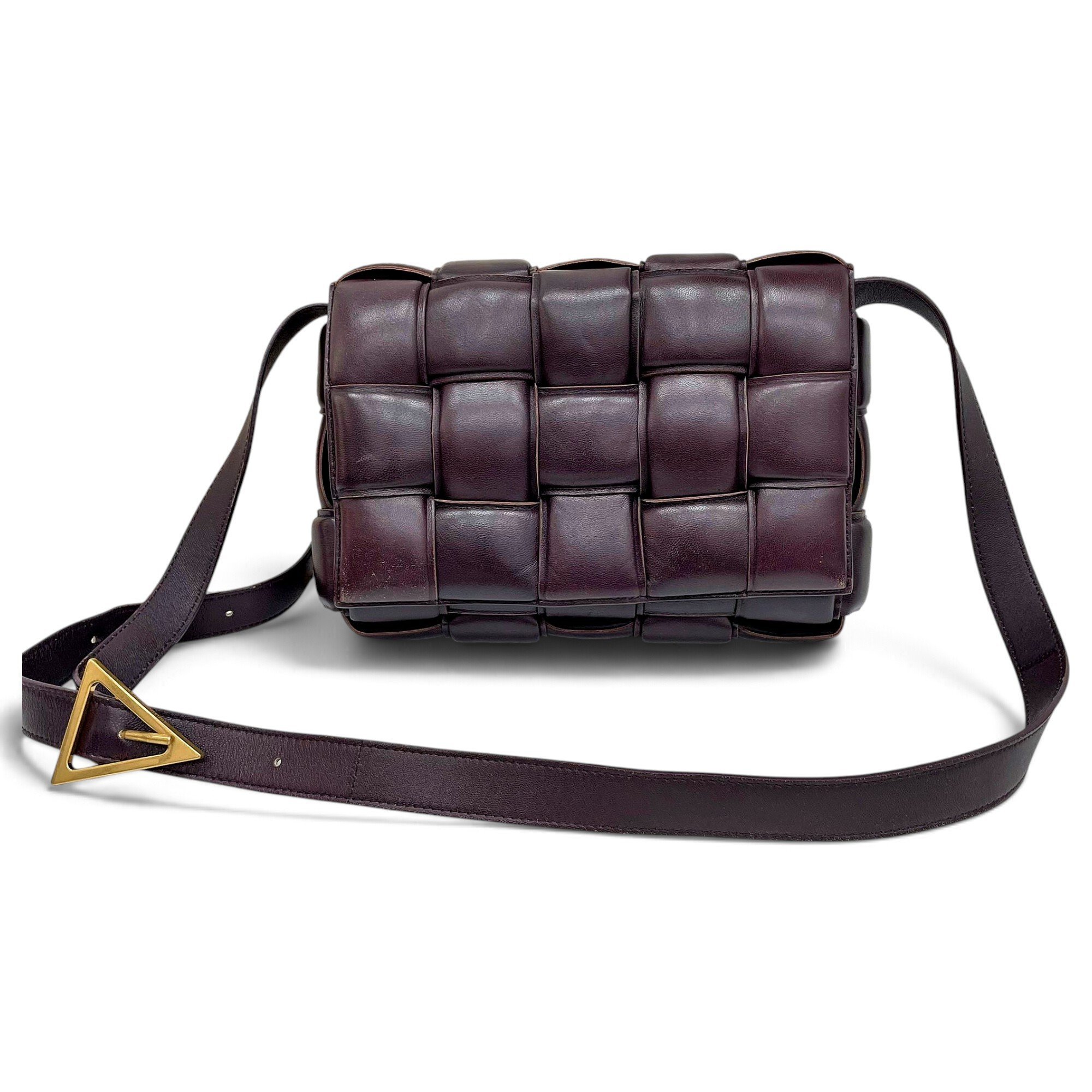 Cassette Padded leather handbag