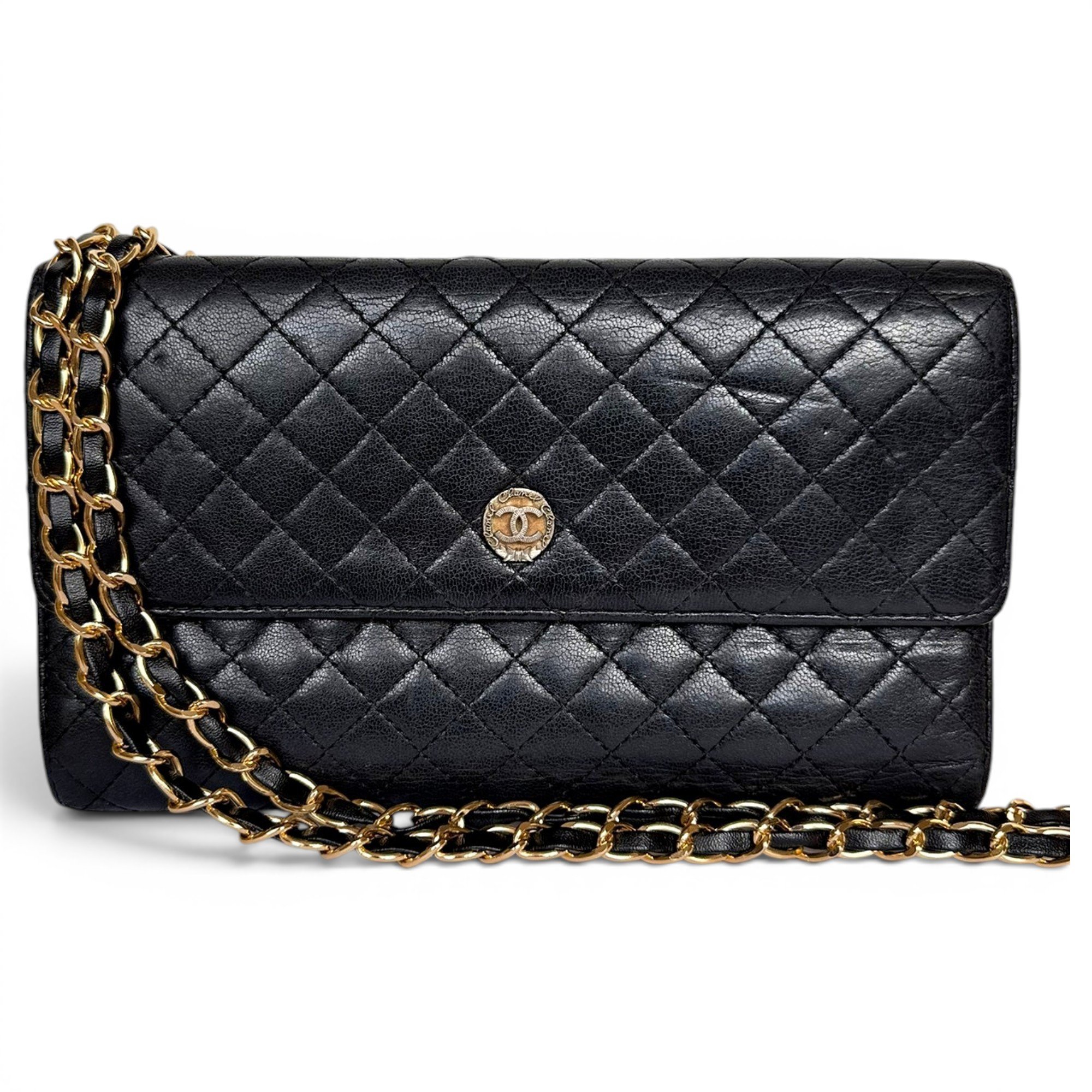 Wallet On Chain Timeless/Classique leather crossbody bag
